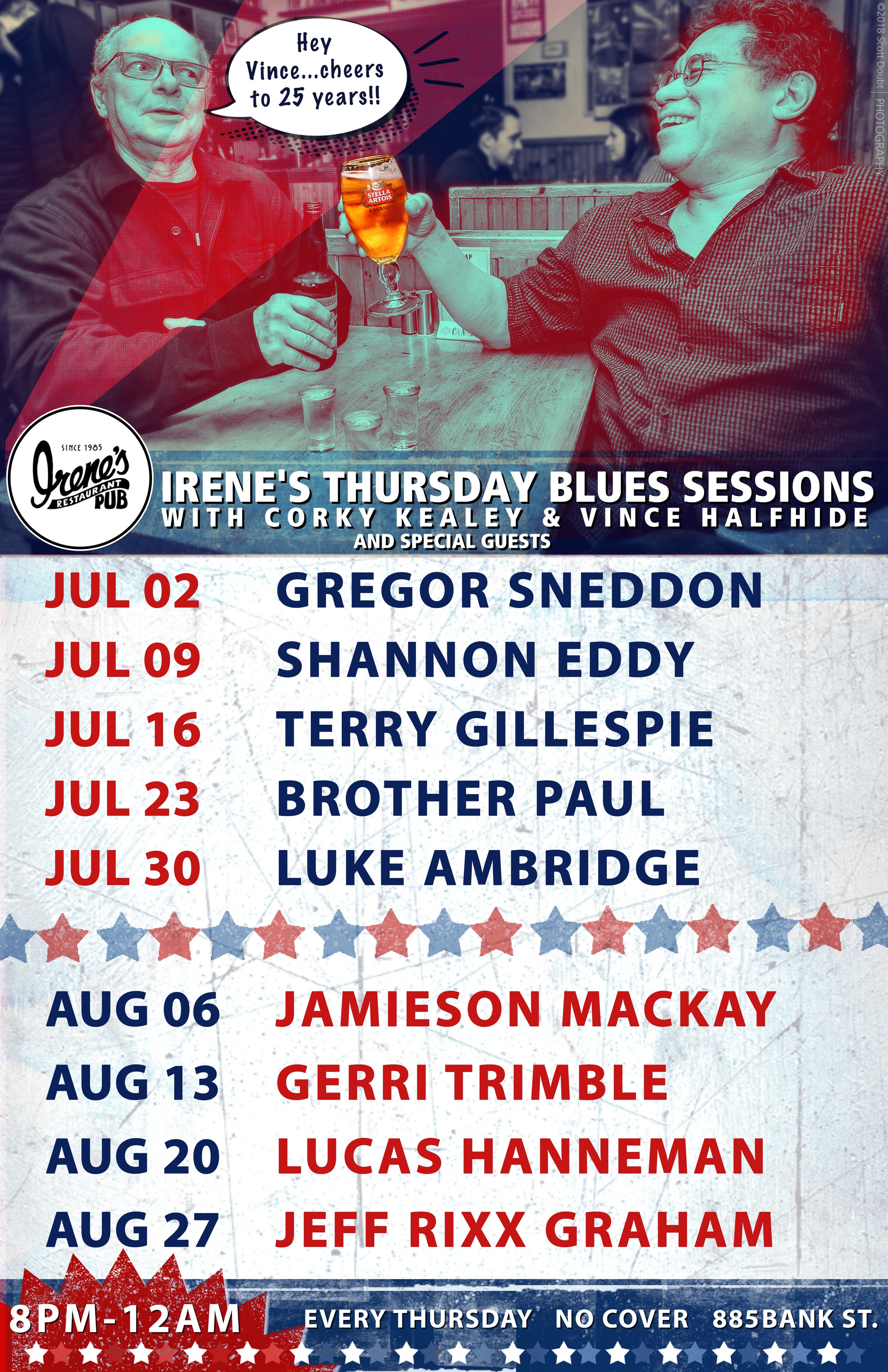 Irene's Thursday Blues Sessions with Guest Host Brother Paul