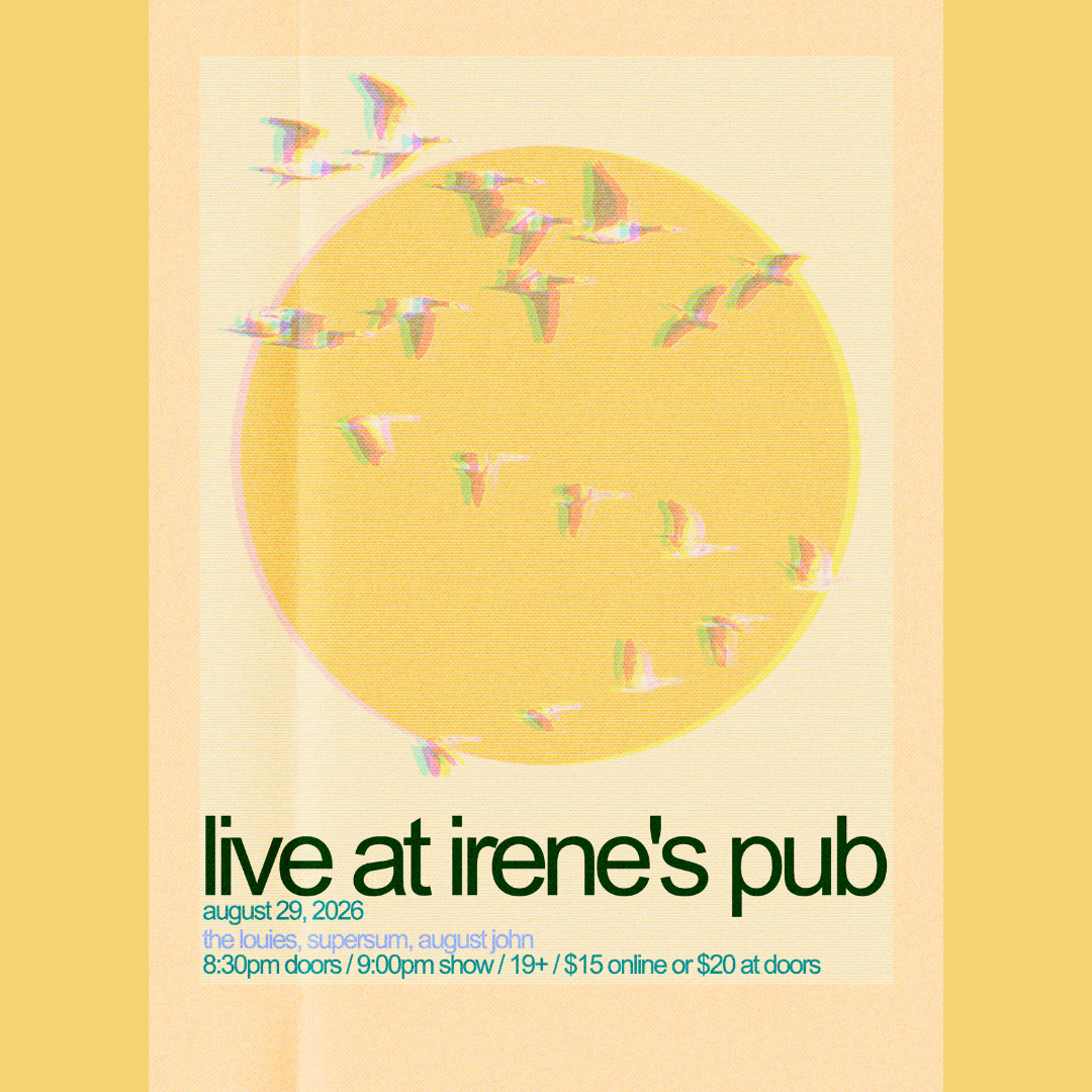 August John with Special Guests Supersum &amp; The Louies