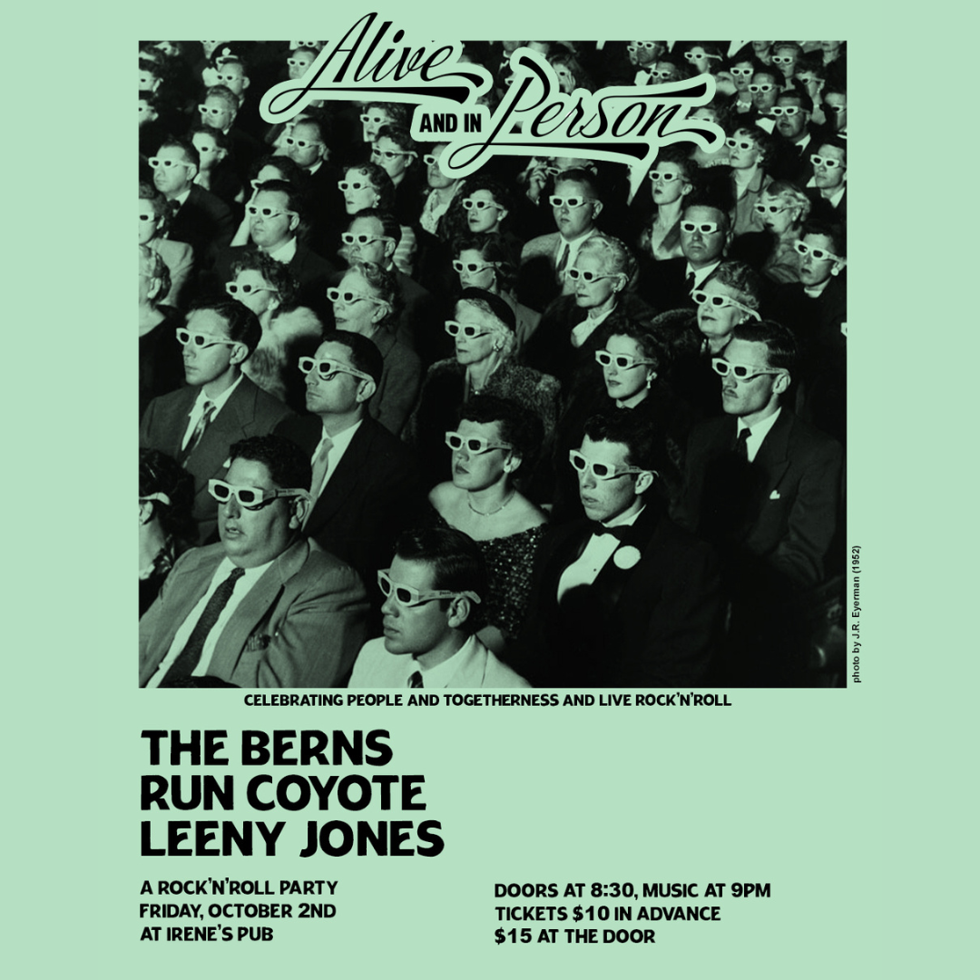 Run Coyote with Special Guests The Berns & Leeny Jones
