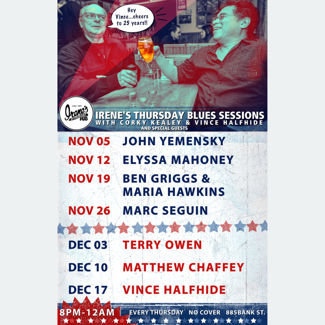 Irene's Thursday Blues Sessions with Guest Hosts Ben Griggs &amp; Maria Hawkins