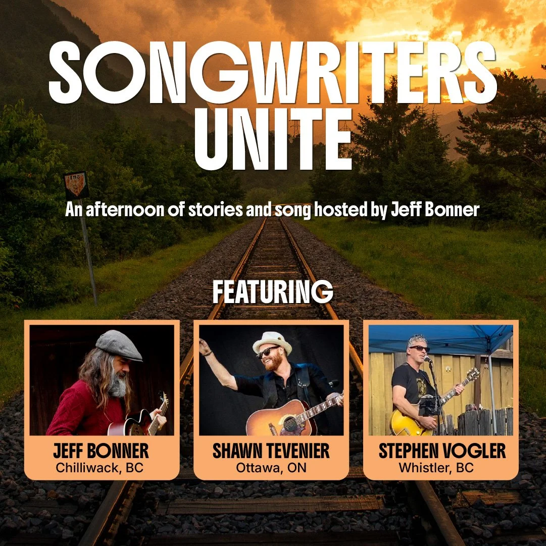 Songwriters Unite Series with Stephen Volger, Jeff Bonner and Special Guest Shawn Tavenier - Matinée