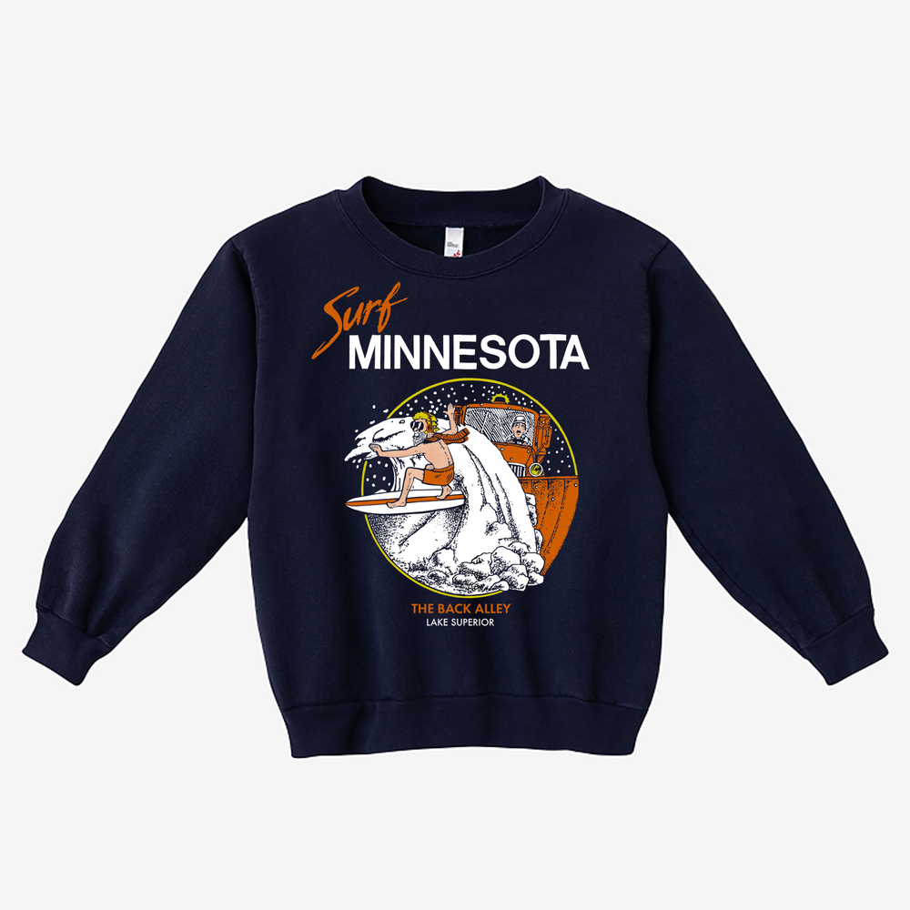 KIDS/TODDLER Surf Minnesota Crewneck — The Back Alley Surf Shop