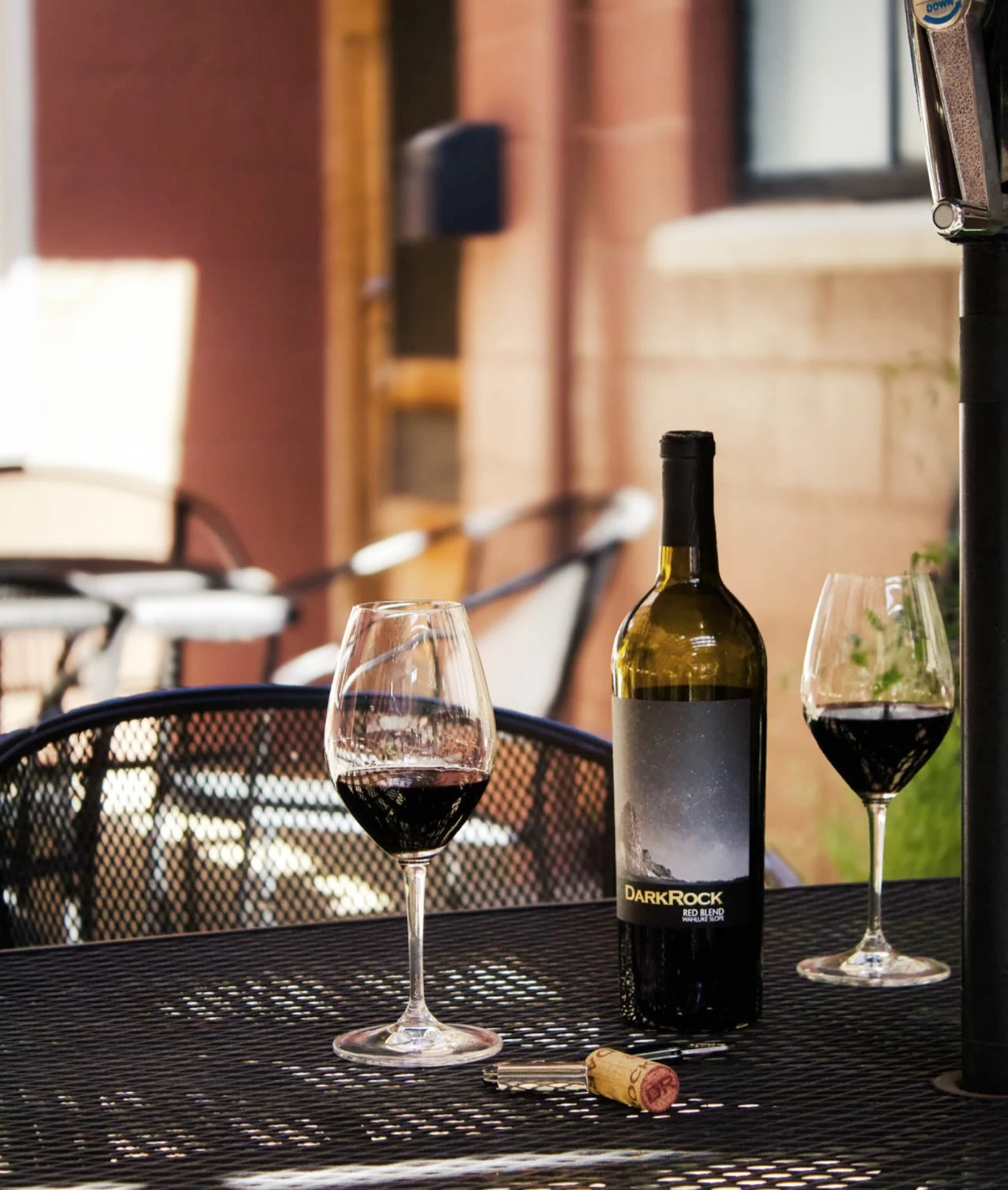 Wine Wednesday, but make it red. 🍷

DarkRock Red Blend on the patio just feels right &mdash; rich dark fruit, a little spice, and the kind of bottle that turns an ordinary night into a good one.

Tonight&rsquo;s pairing: fresh air and slowing down.
