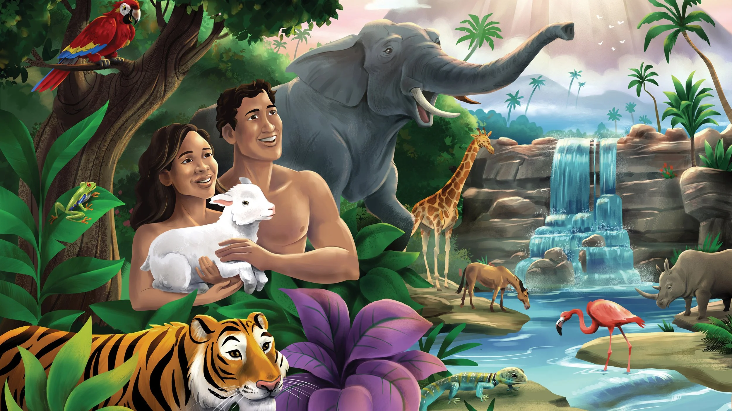 God Created the World (Genesis 1-2)