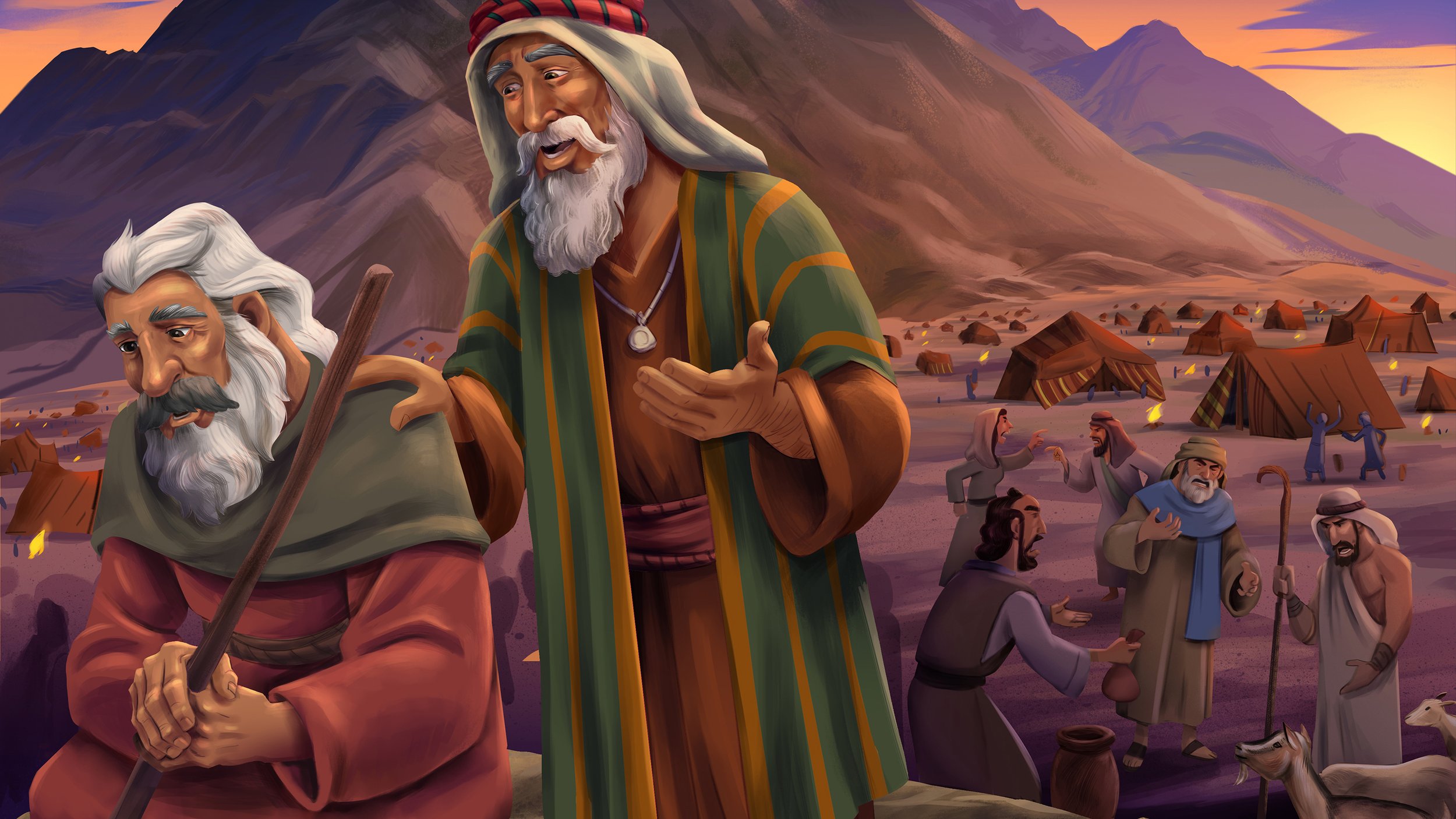 Moses Led the Israelites (Exodus 17-18)