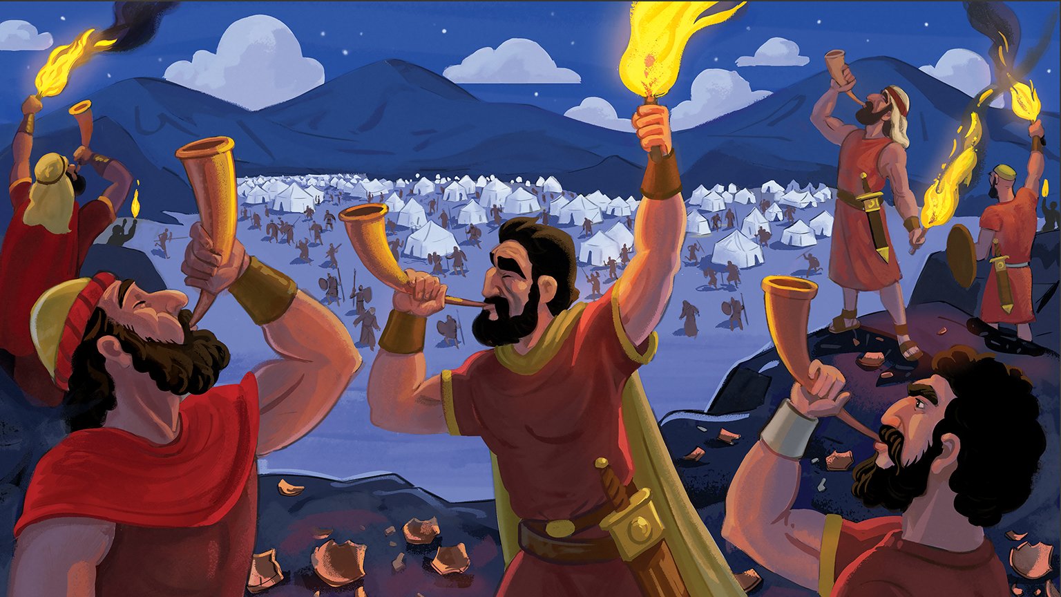 Gideon Led Israel (Judges 6-7)
