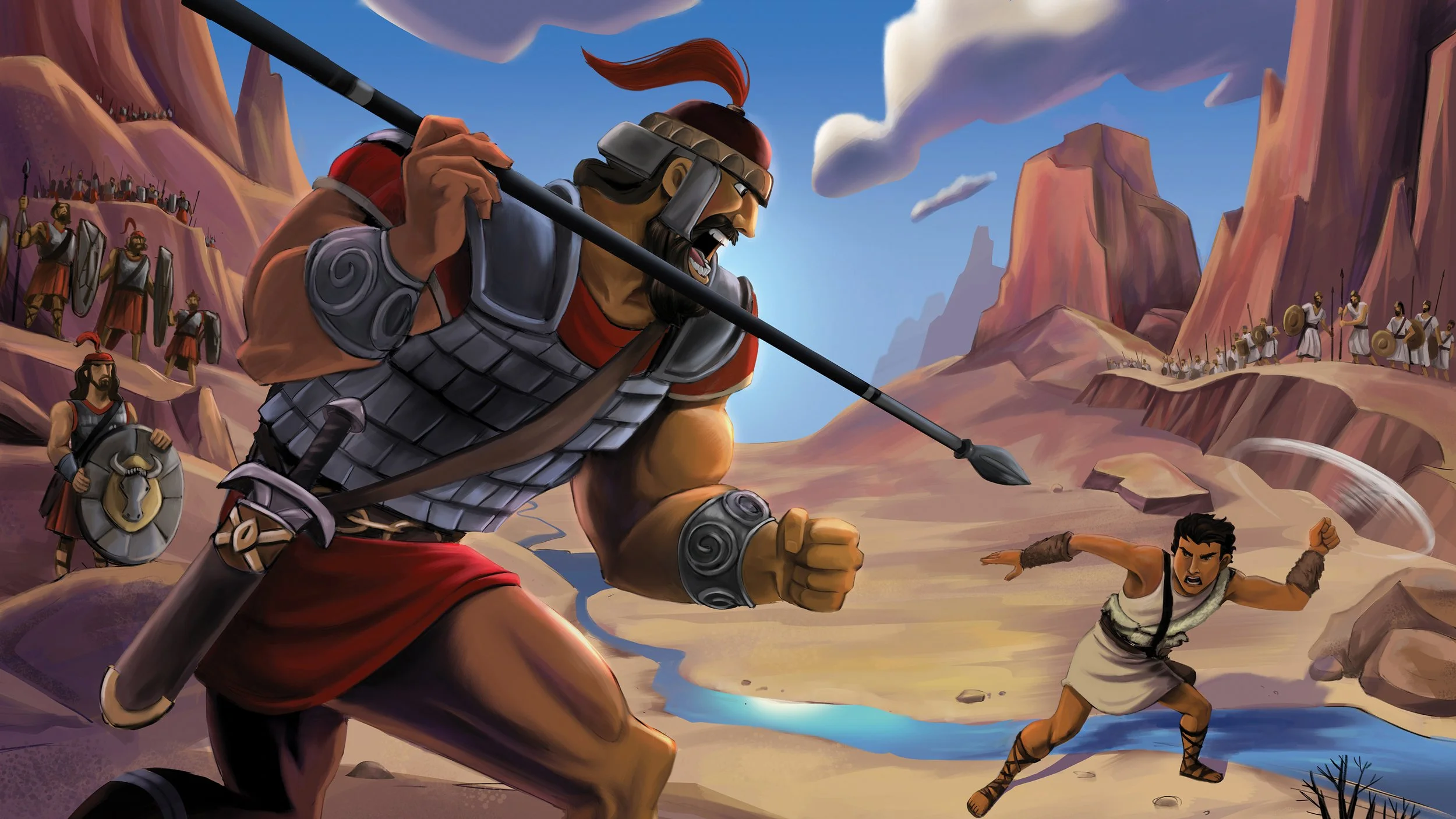 David Defeated Goliath (1 Samuel 17)