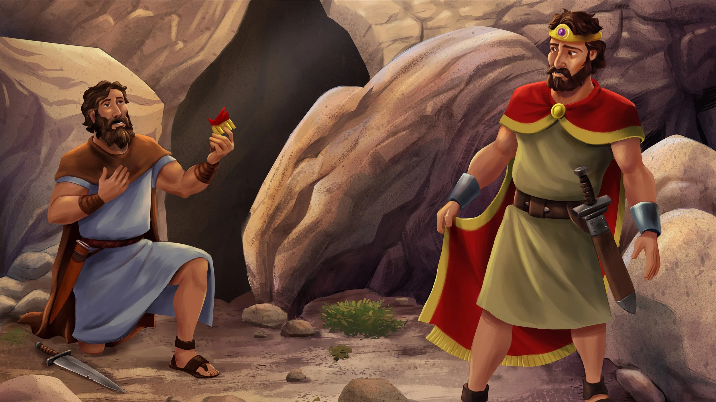 David Showed Mercy (1 Samuel 24)