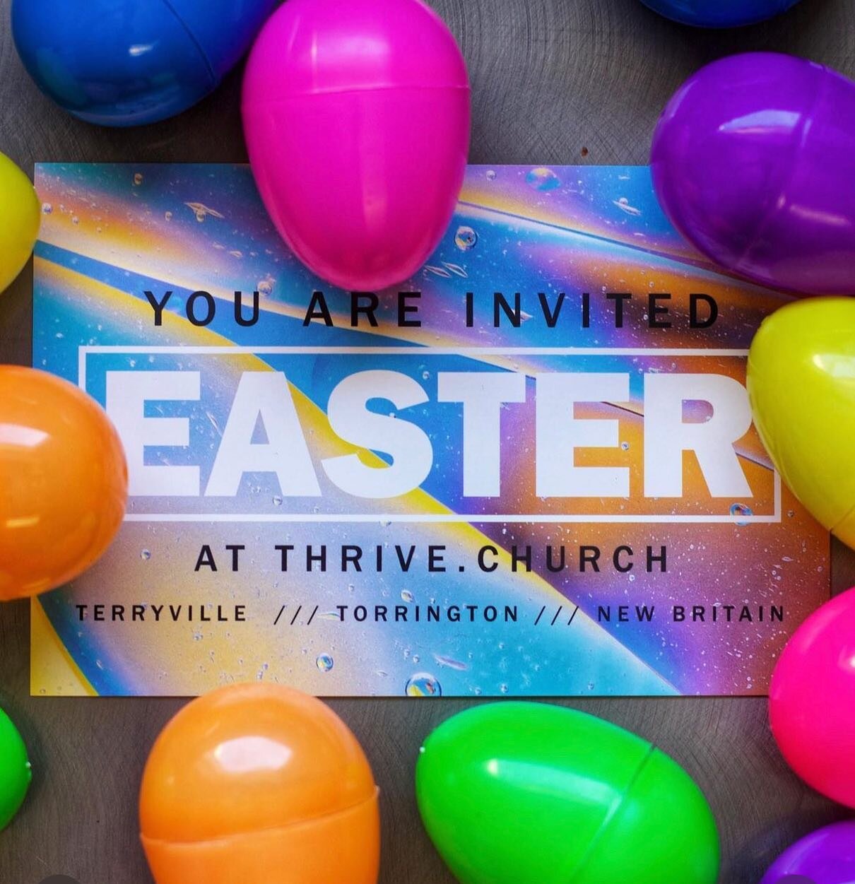 Come celebrate with us!! This is your personal invitation! We can&rsquo;t wait to worship our savior together! 
.
.
Terryville - Sunday, 8:30 10 &amp; 11:30am
.
.
Torrington - Sunday, 10am 
.
.
New Britain - Sunday, 10am