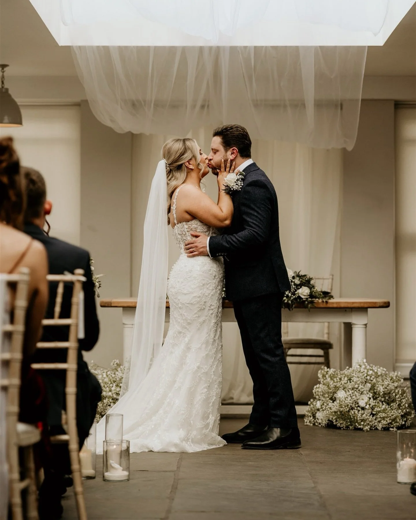25 weddings in 2025 ✨

Ceremony moments from Emmy and Wills special day! 

Photographer: @leafehayes_photography 
Venue: @weddingsatthekedleston @thekedleston 
Dress: @statelybrides 
Hair: @harpers_salon66 
MUA: @allamoda_bridal 
Suit: @mossbros 
Flo