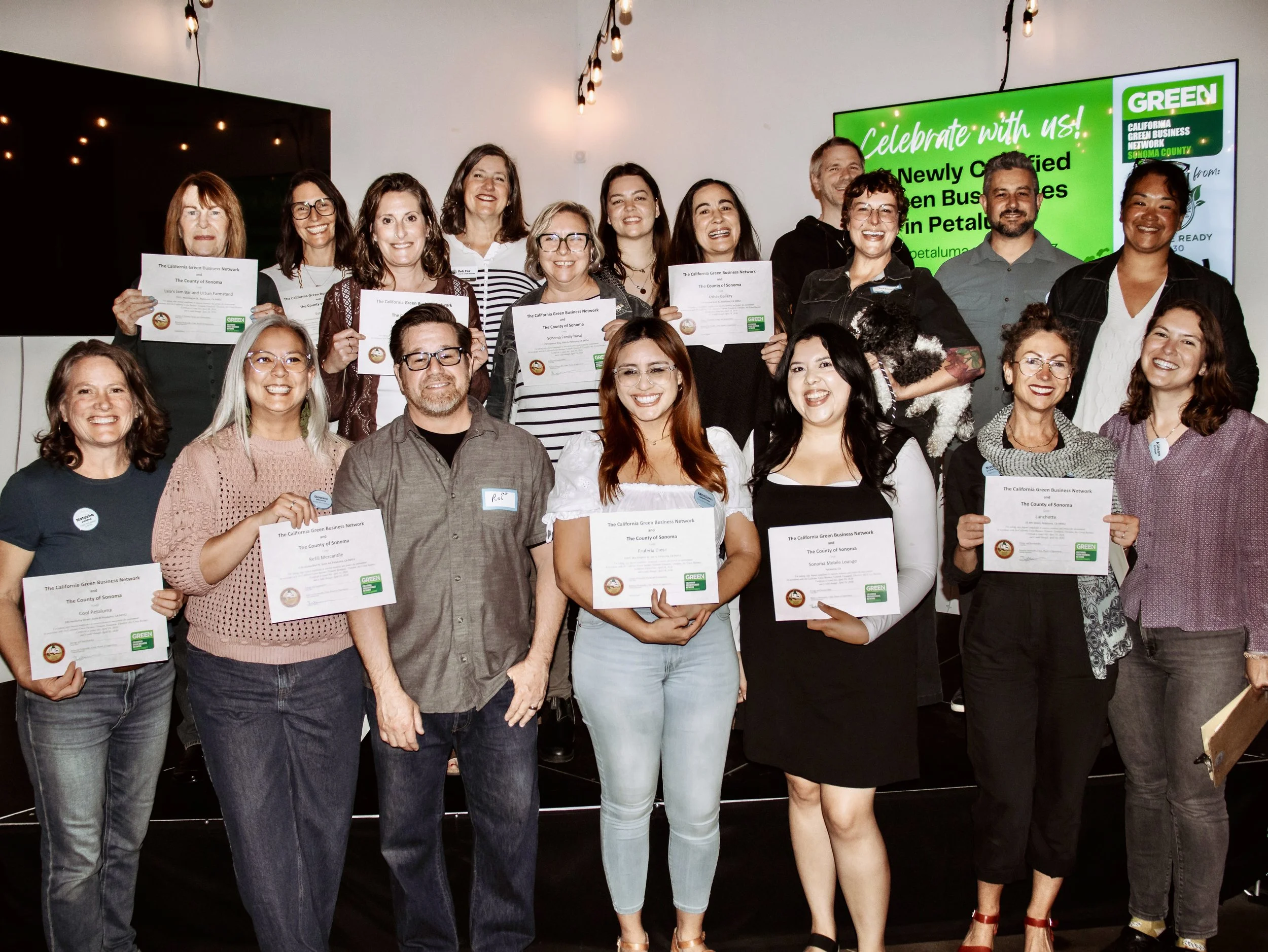 Petaluma businesses achieve California Green Business certification, advancing local sustainability leadership