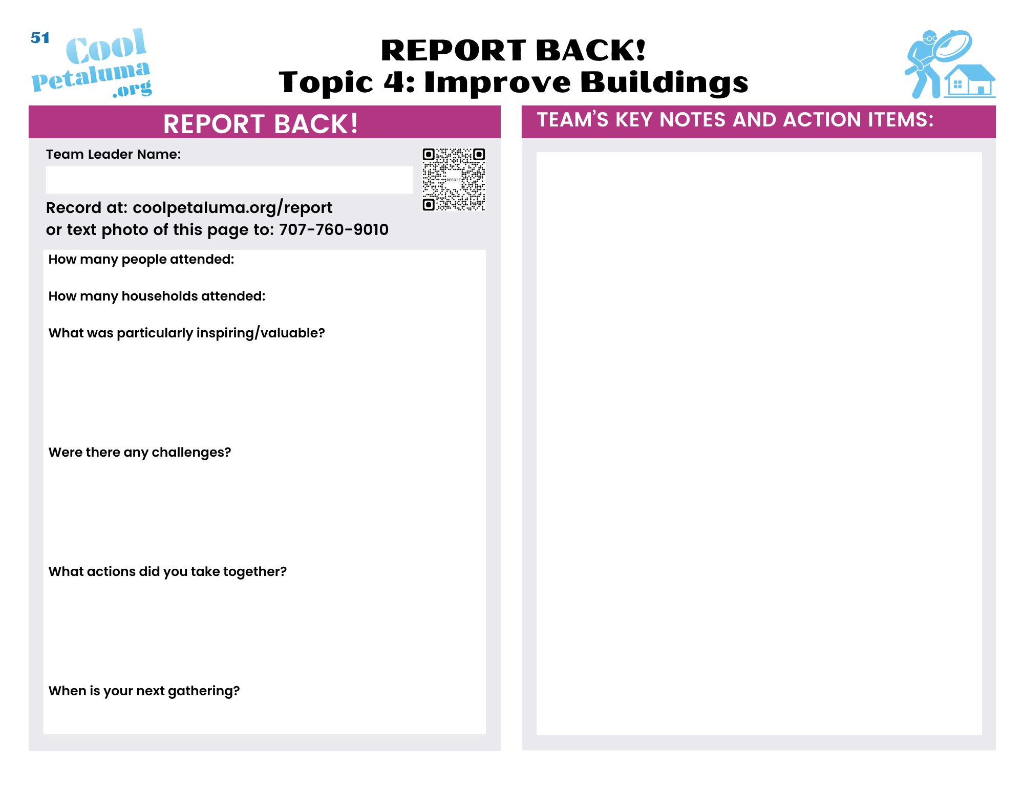 Topic 4: Improve Buildings Gathering Guides — Cool Petaluma