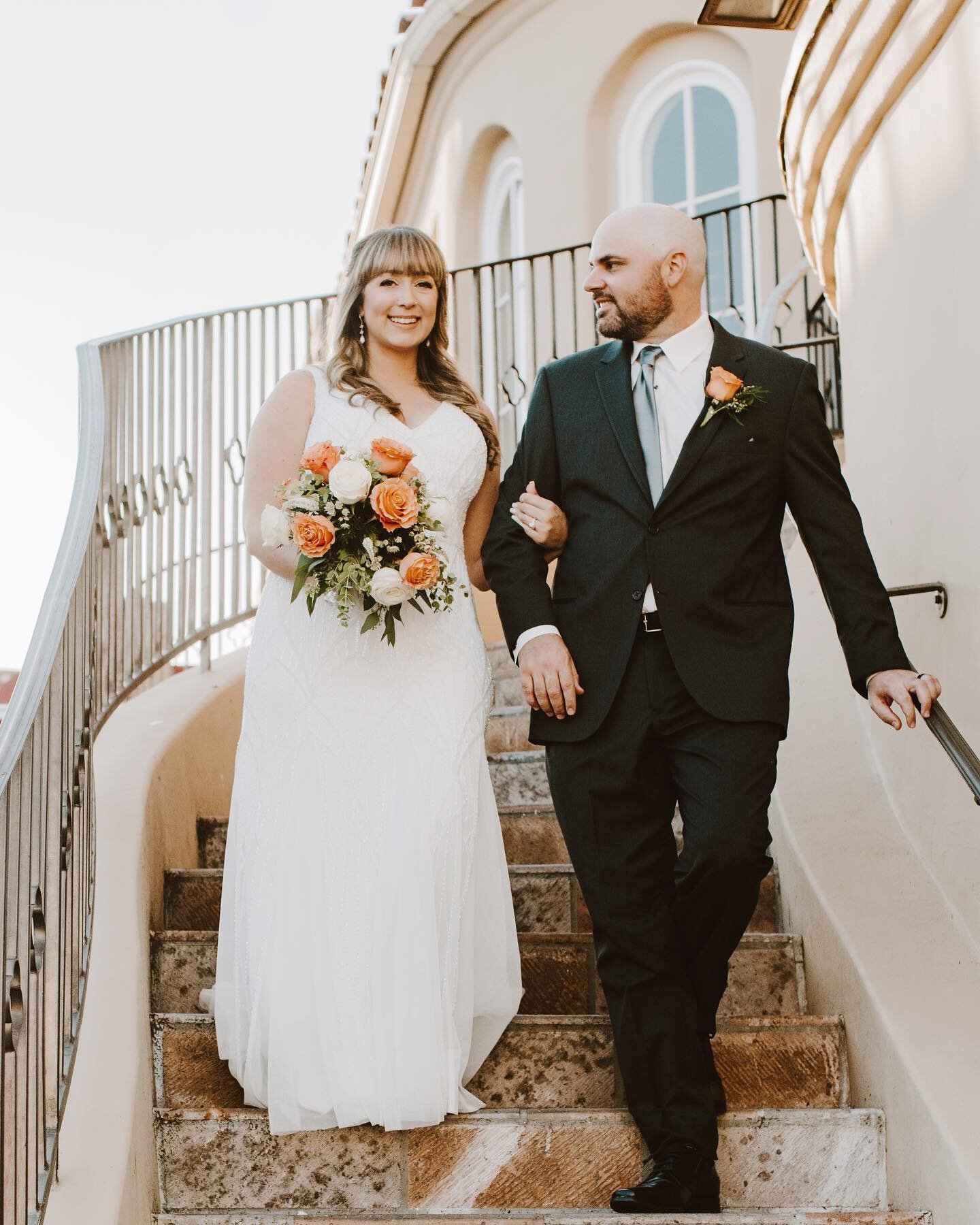 Alysia, Robert, and all the pretty little details from their intimate wedding day 🤍