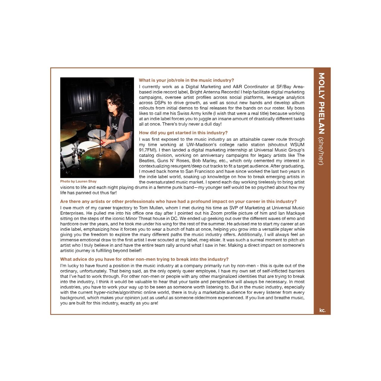 Breaking Down Barriers: Non-Men Behind the Scenes in Music Spotlight