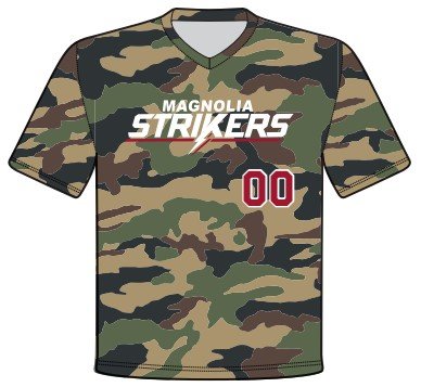 V-Neck Baseball Jersey — Magnolia Strikers