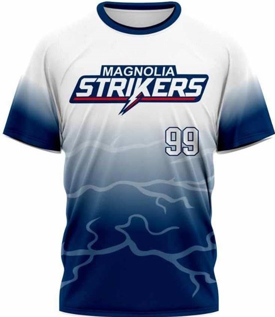 V-Neck Baseball Jersey — Magnolia Strikers