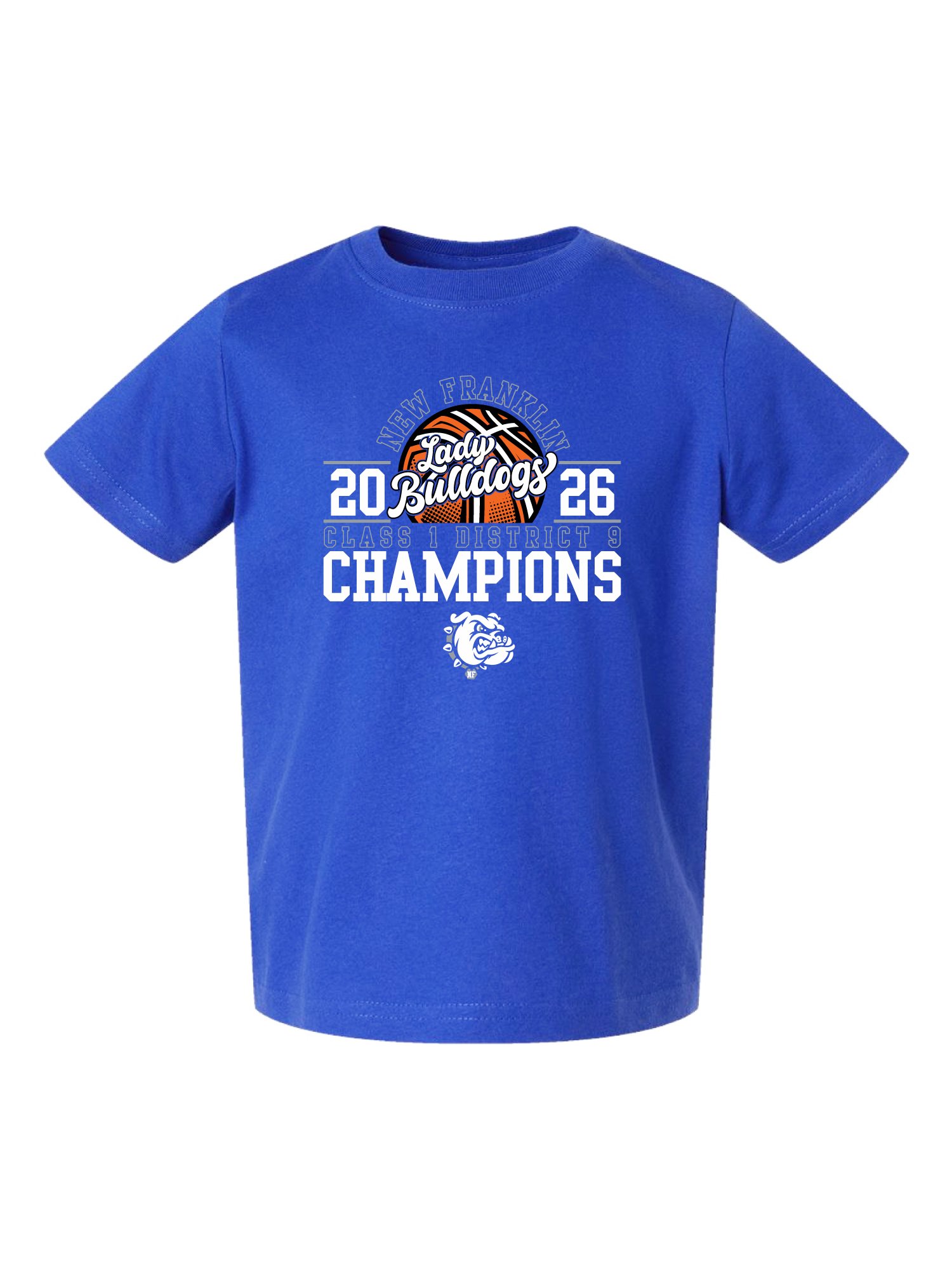 Bulldogs Champions - Lady Bulldogs Toddler Short Sleeve Tee [3321] [PRINT]