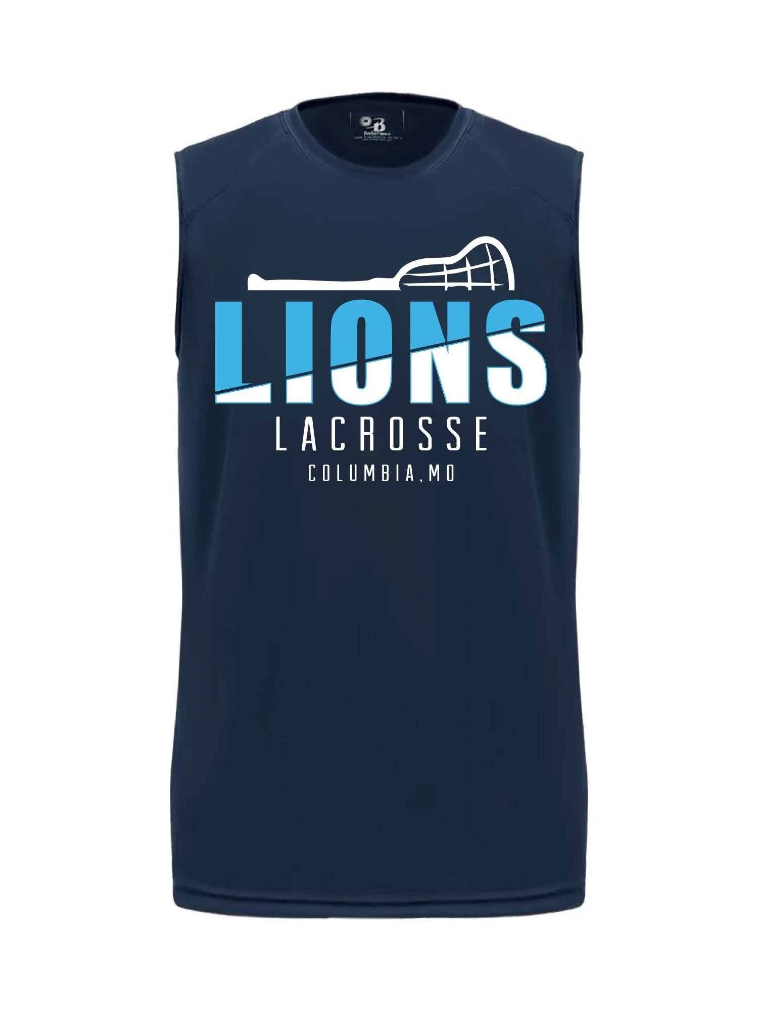 CLLAX Youth "Lions Lacrosse" Sleeveless Tee [2130]