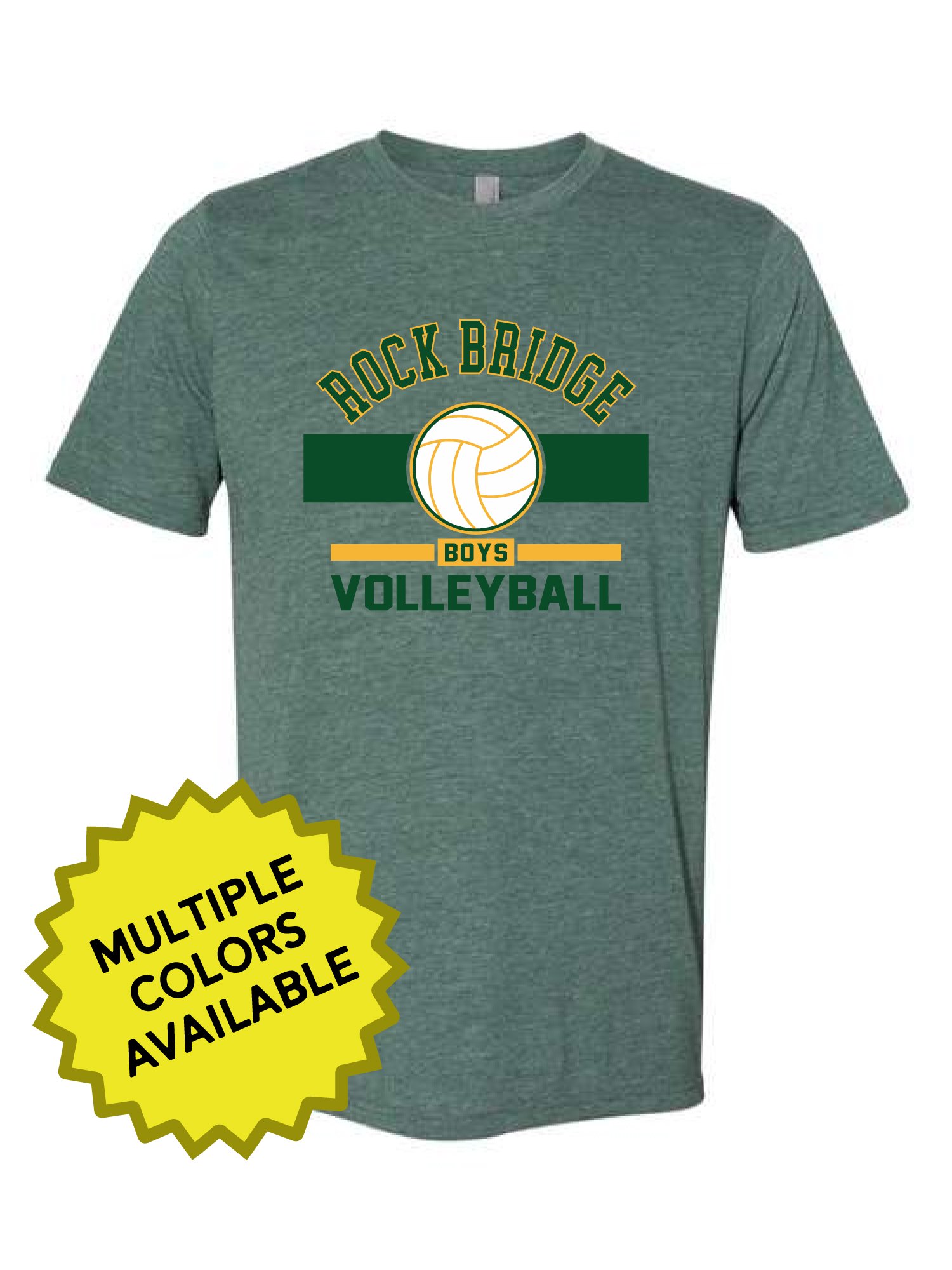Rock Bridge Boys Volleyball Arch Short Sleeve Tee [PRINT] [6200]