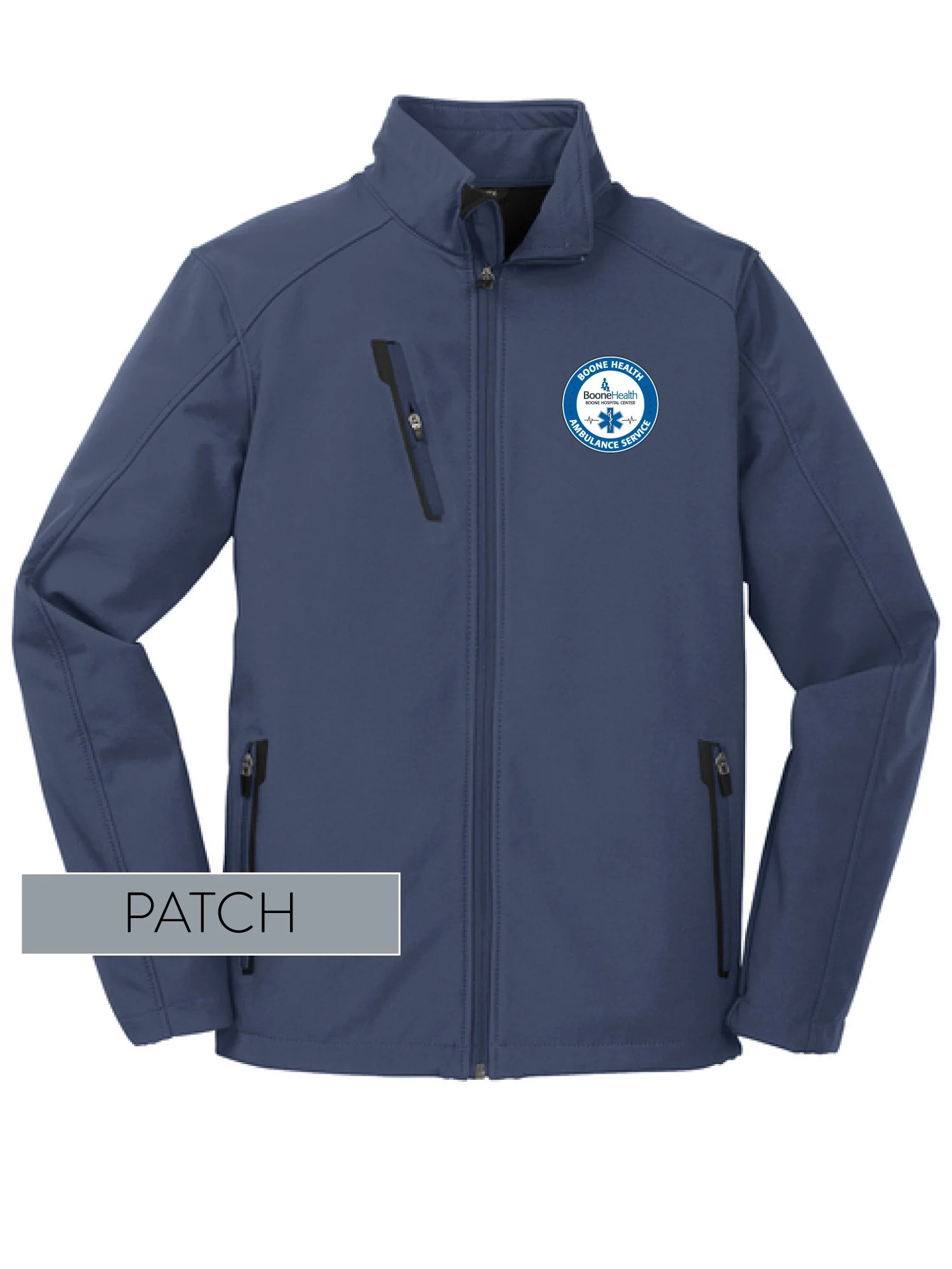Boone Health EMS Unisex Soft Shell Jacket [OPTION 14] [PATCH] [J324]