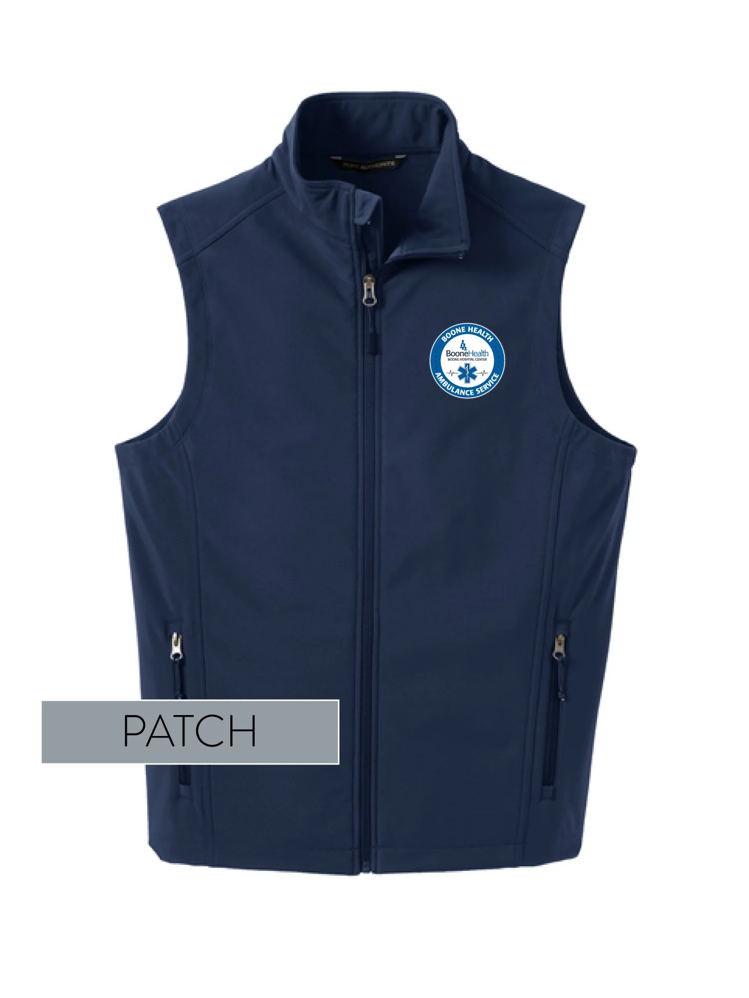 Boone Health EMS Unisex Soft Shell Vest [OPTION 16] [PATCH] [J325]