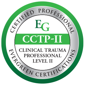 A Clinical Trauma Professional Level 2 badge.