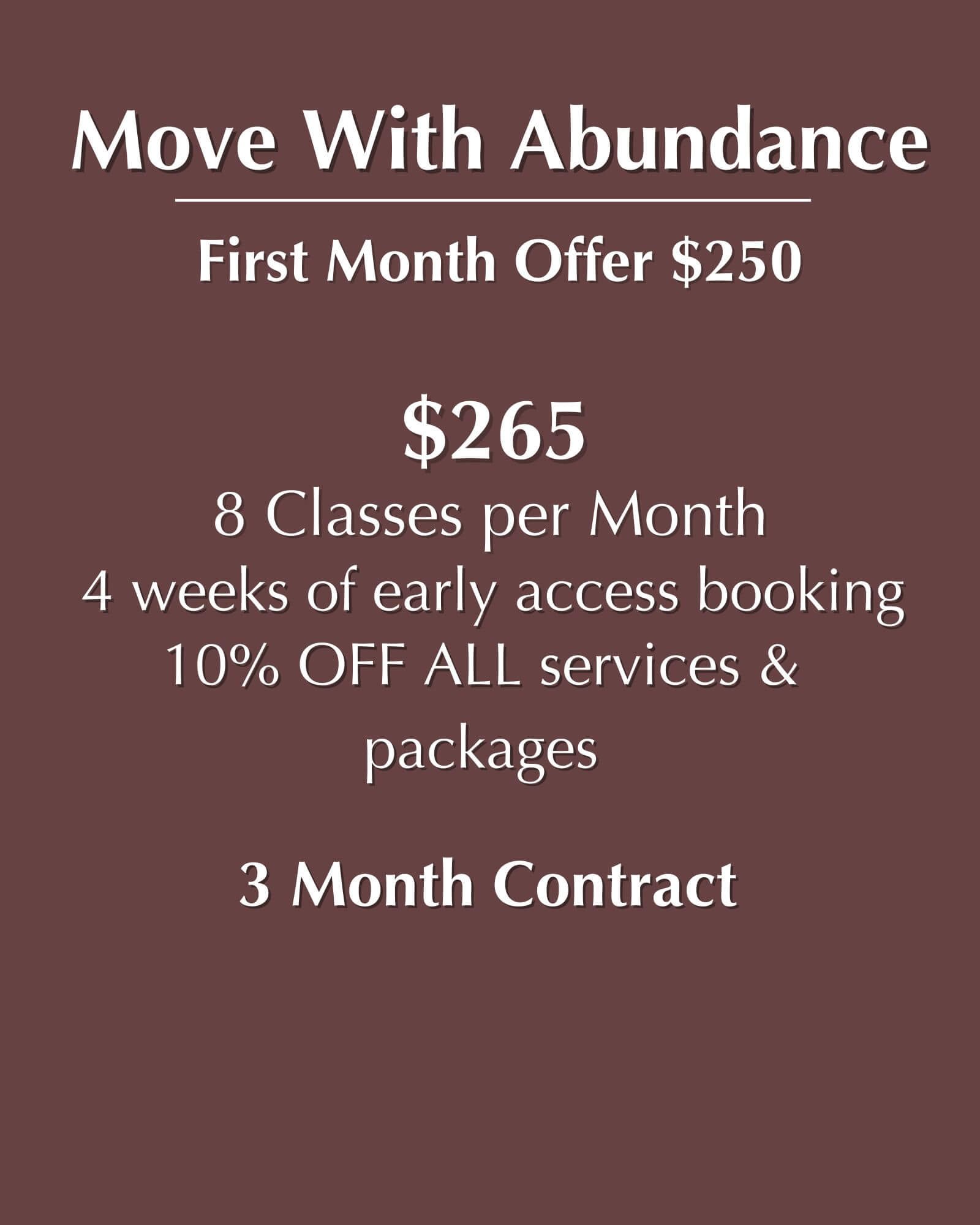 Move With Studio Abundance Membership Price