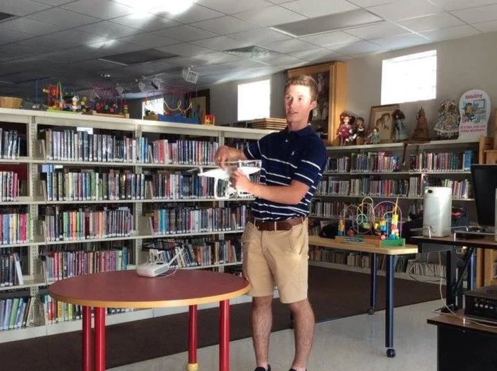 Ben Childers teaching a class