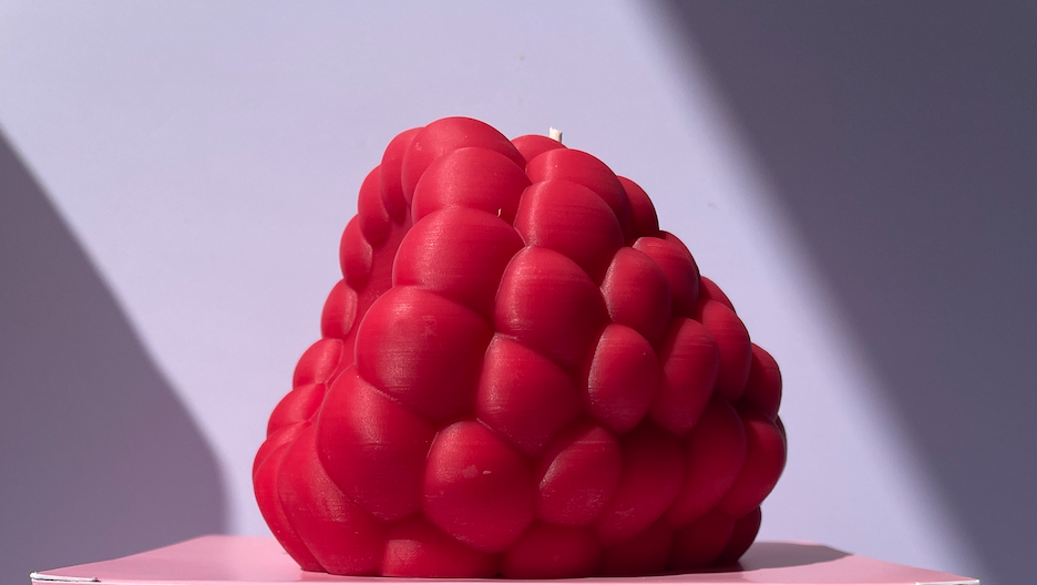 The Giant Raspberry Candle