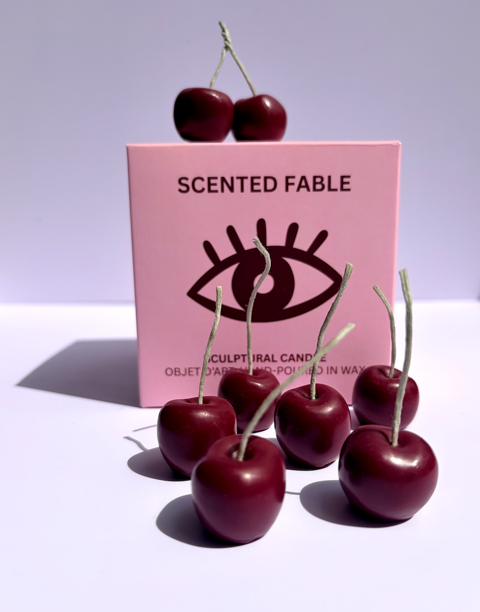 The Mini Cherry Birthday Candles - 8 Pack