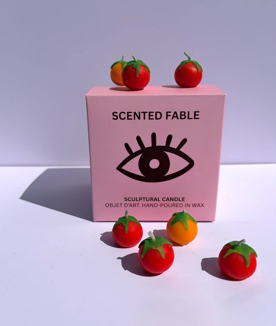 The Mini Cherry Tomato Birthday Candles - 8 Pack