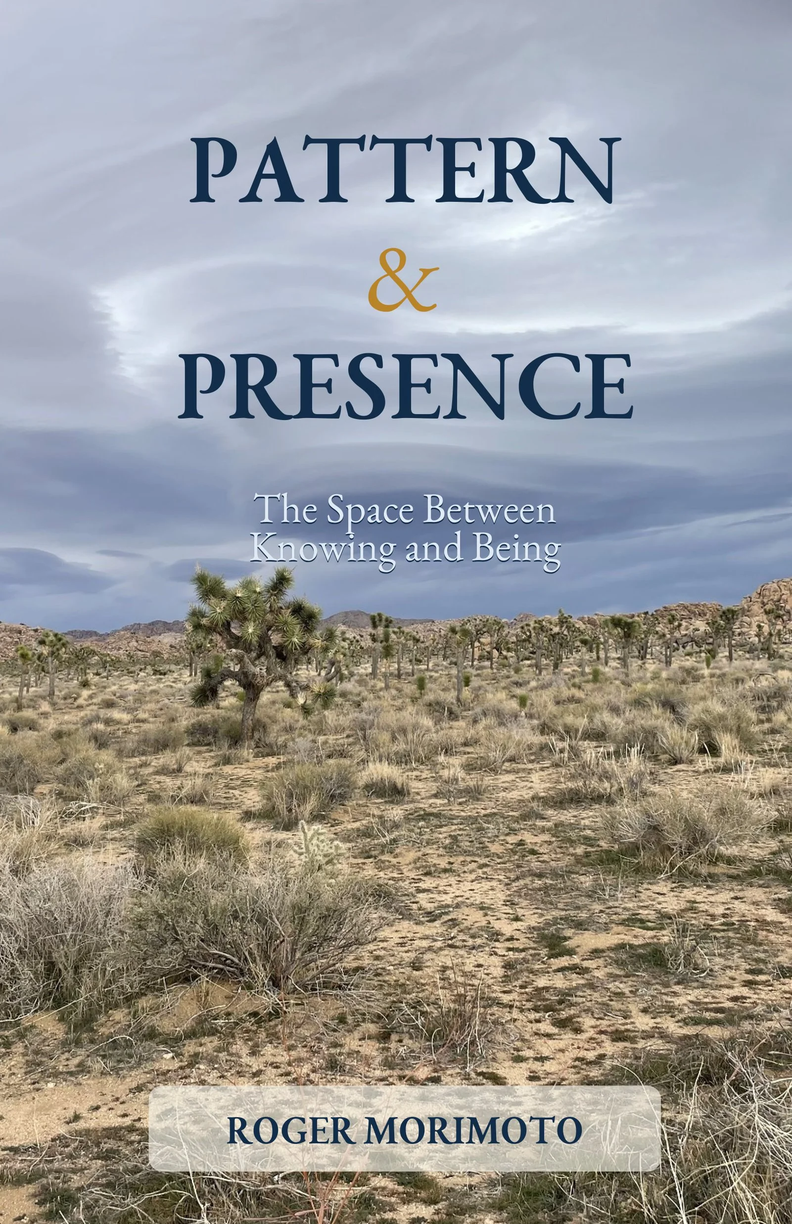 Pattern & Presence: The Space Between Knowing and Being, by Roger Morimoto — book cover