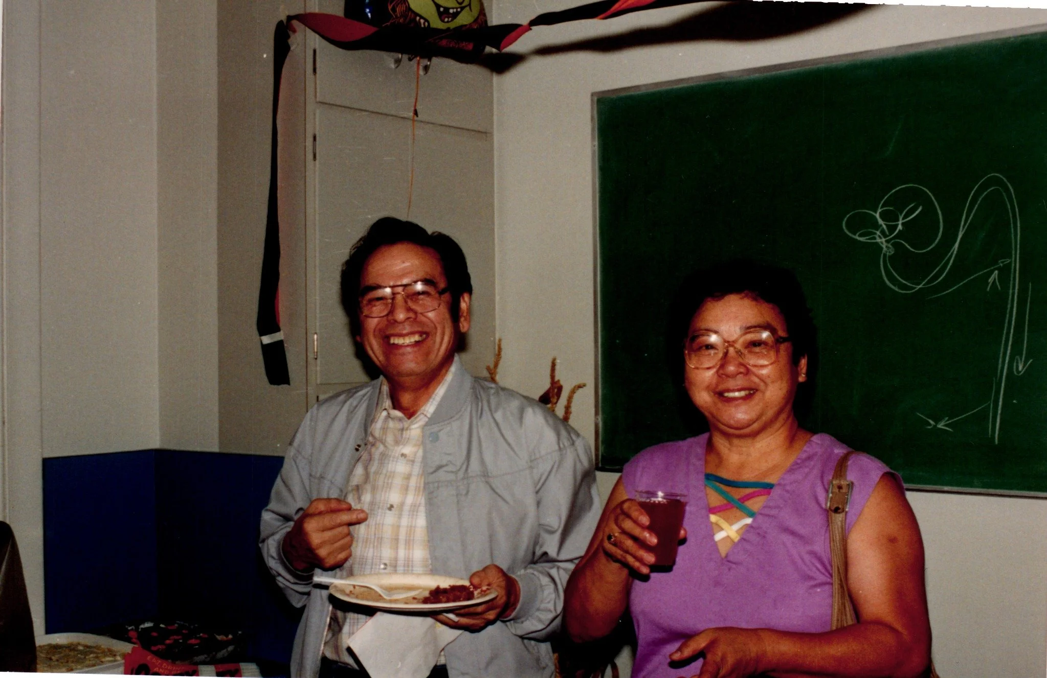 Nob and Yas Morimoto smiling together