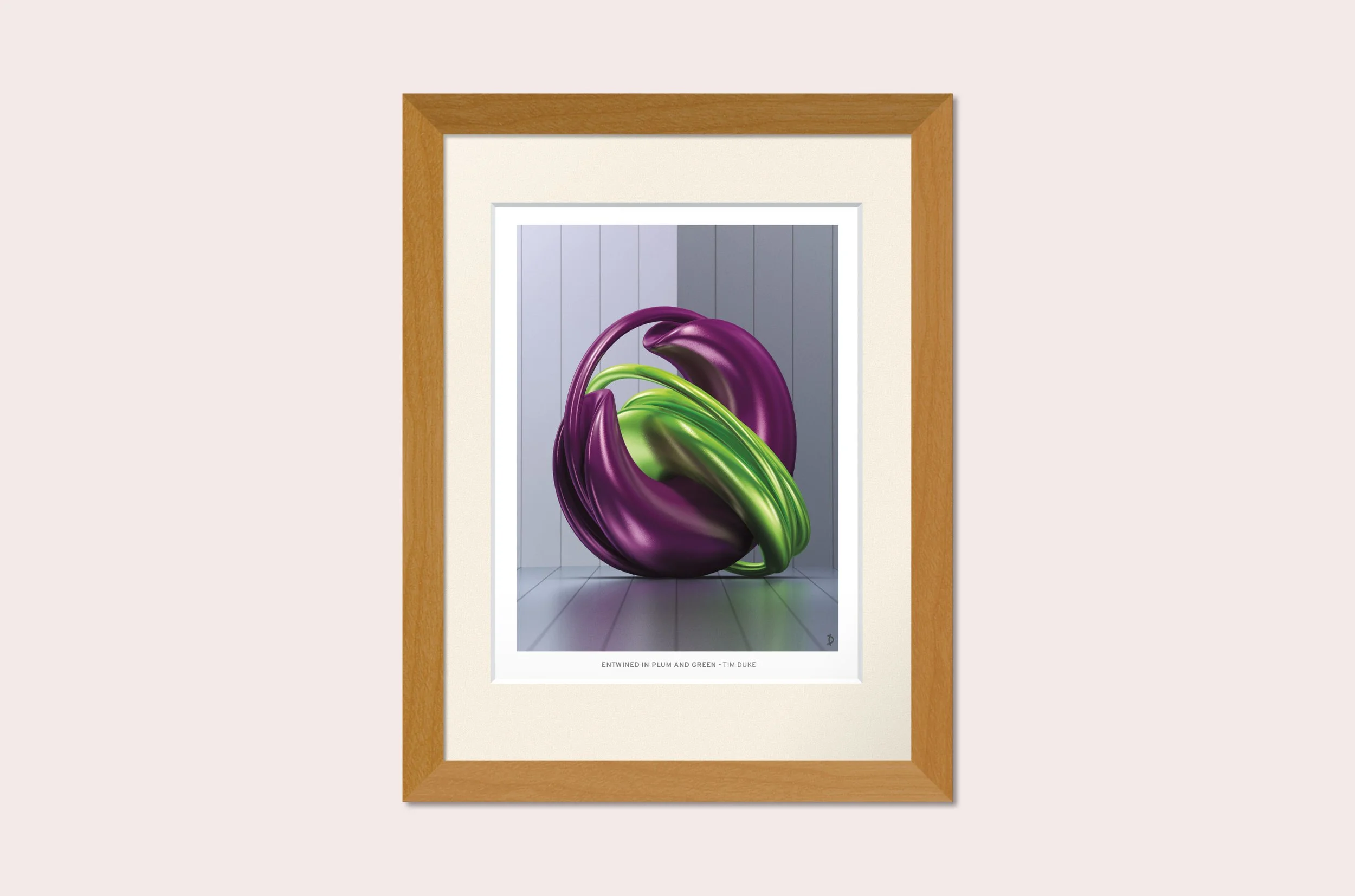 TDFP098 - ENTWINED IN PLUM AND GREEN