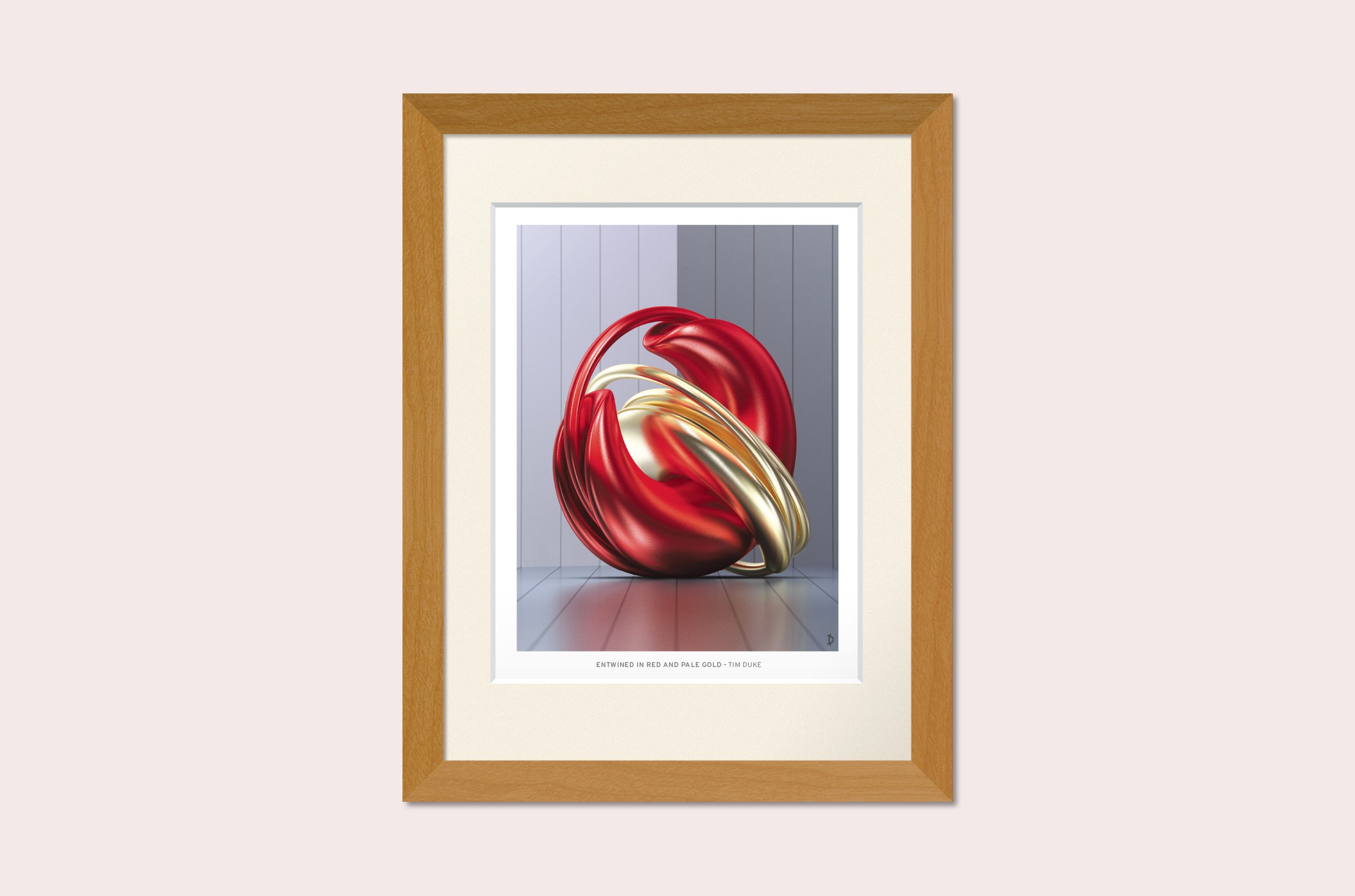 TDFP101 - ENTWINED IN RED AND PALE GOLD