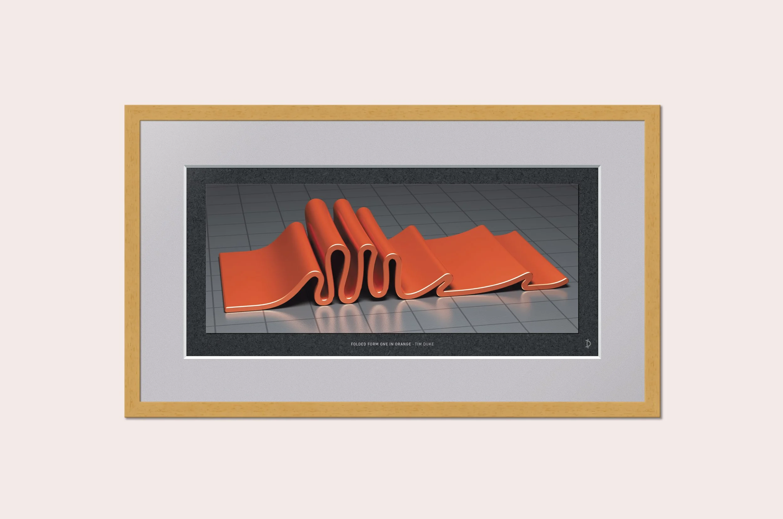 TDFP112 - FOLDED FORM ONE - ORANGE