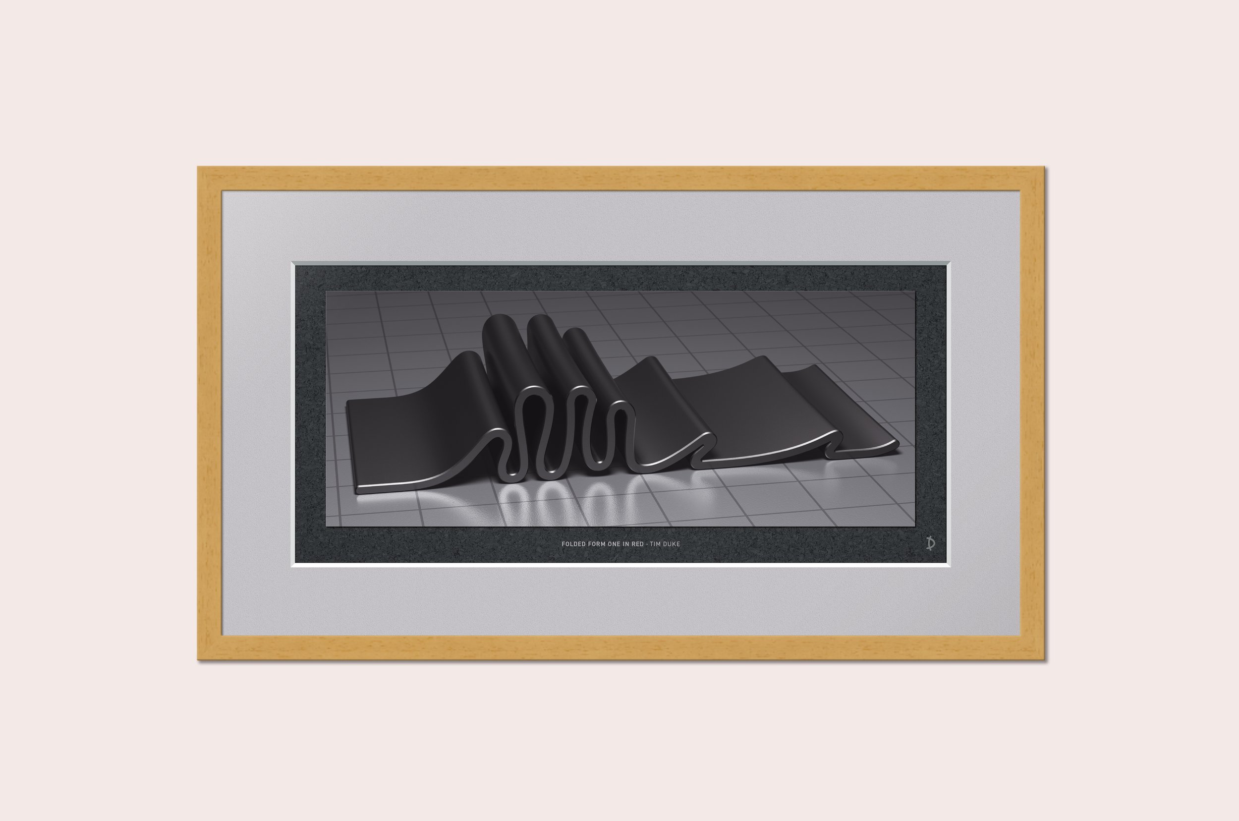 TDFP113 - FOLDED FORM ONE - BLACK