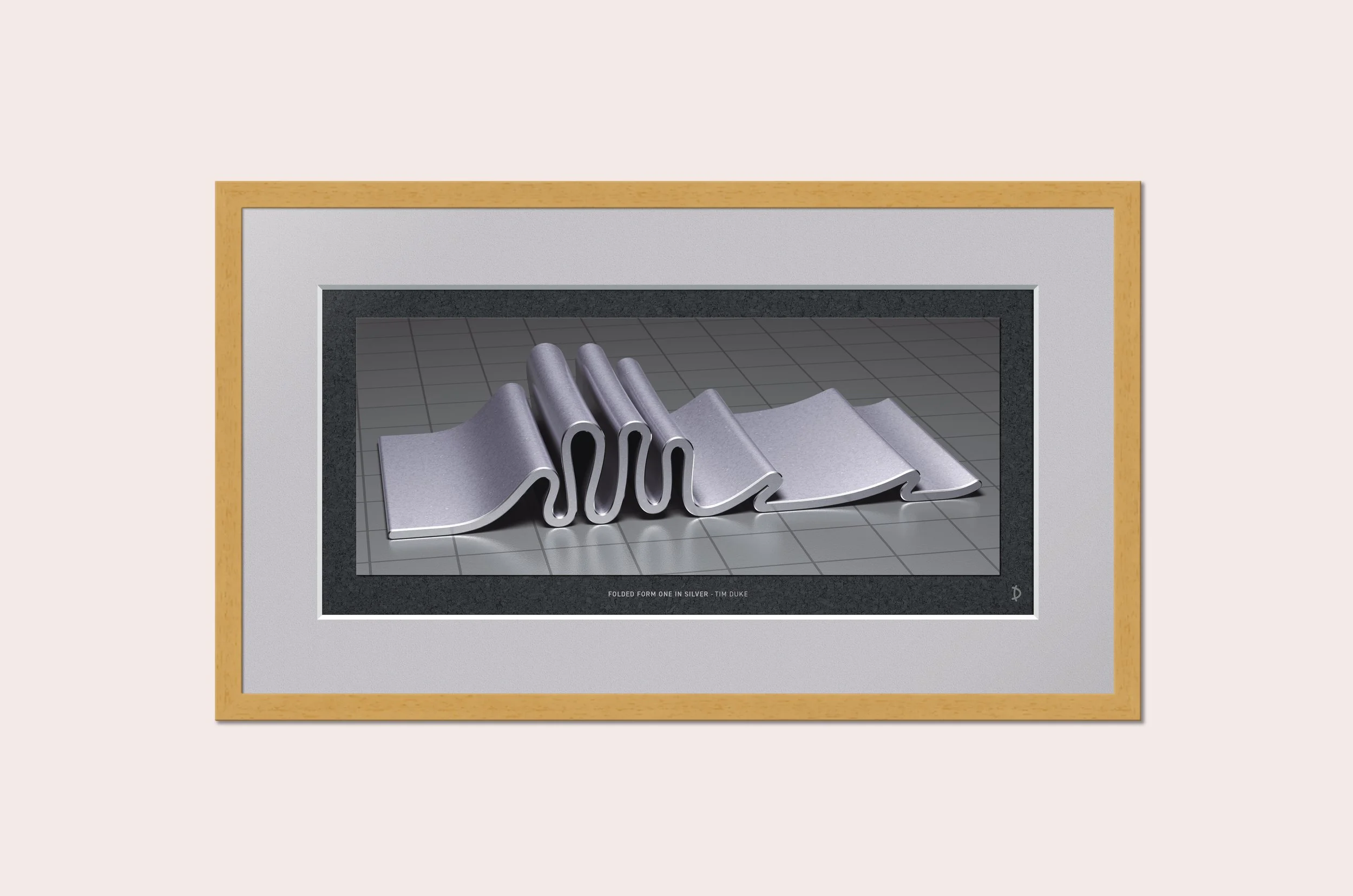 TDFP117 - FOLDED FORM ONE - SILVER