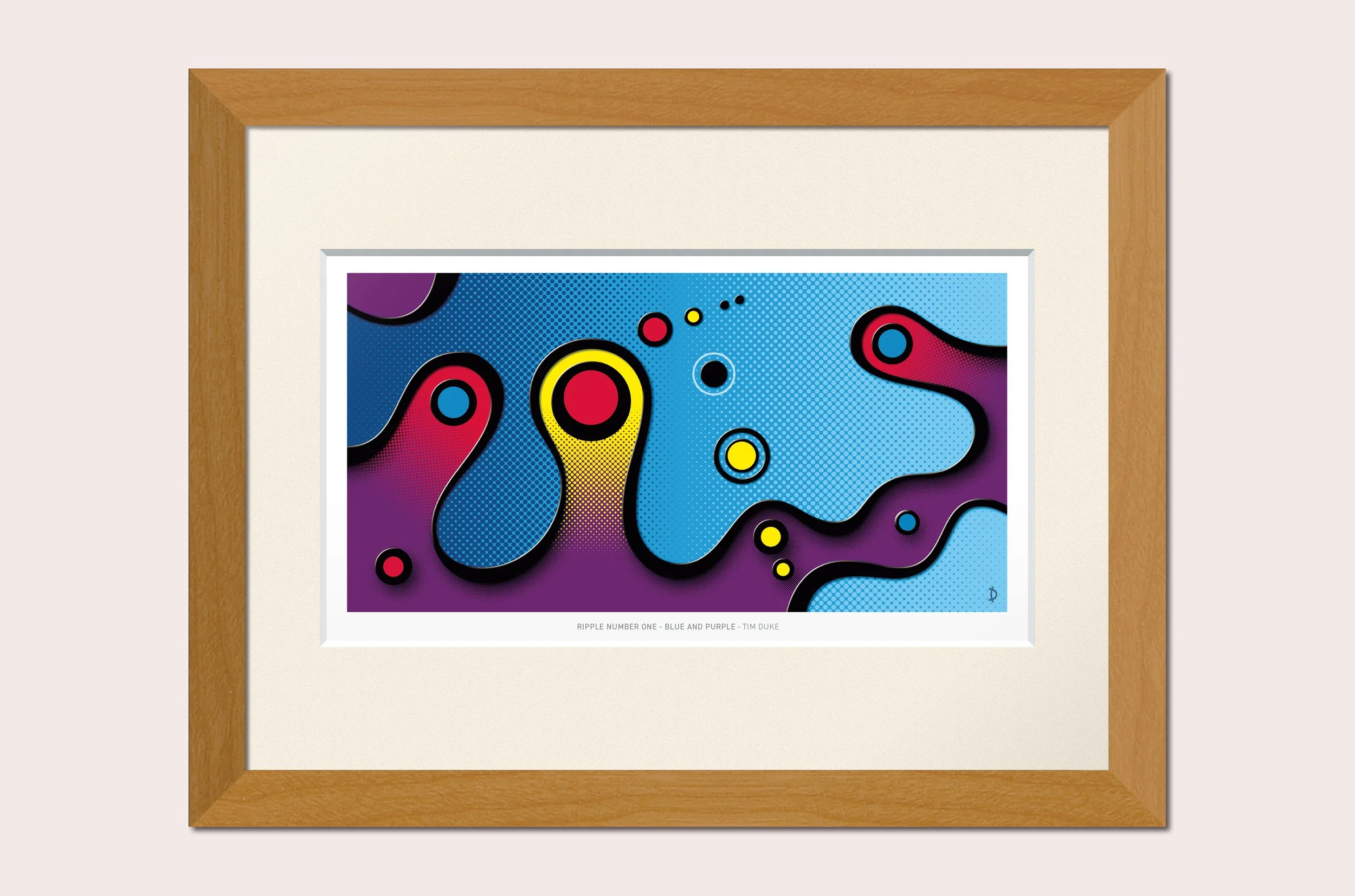 TDFP119 - RIPPLE No.1 - PURPLE AND BLUE