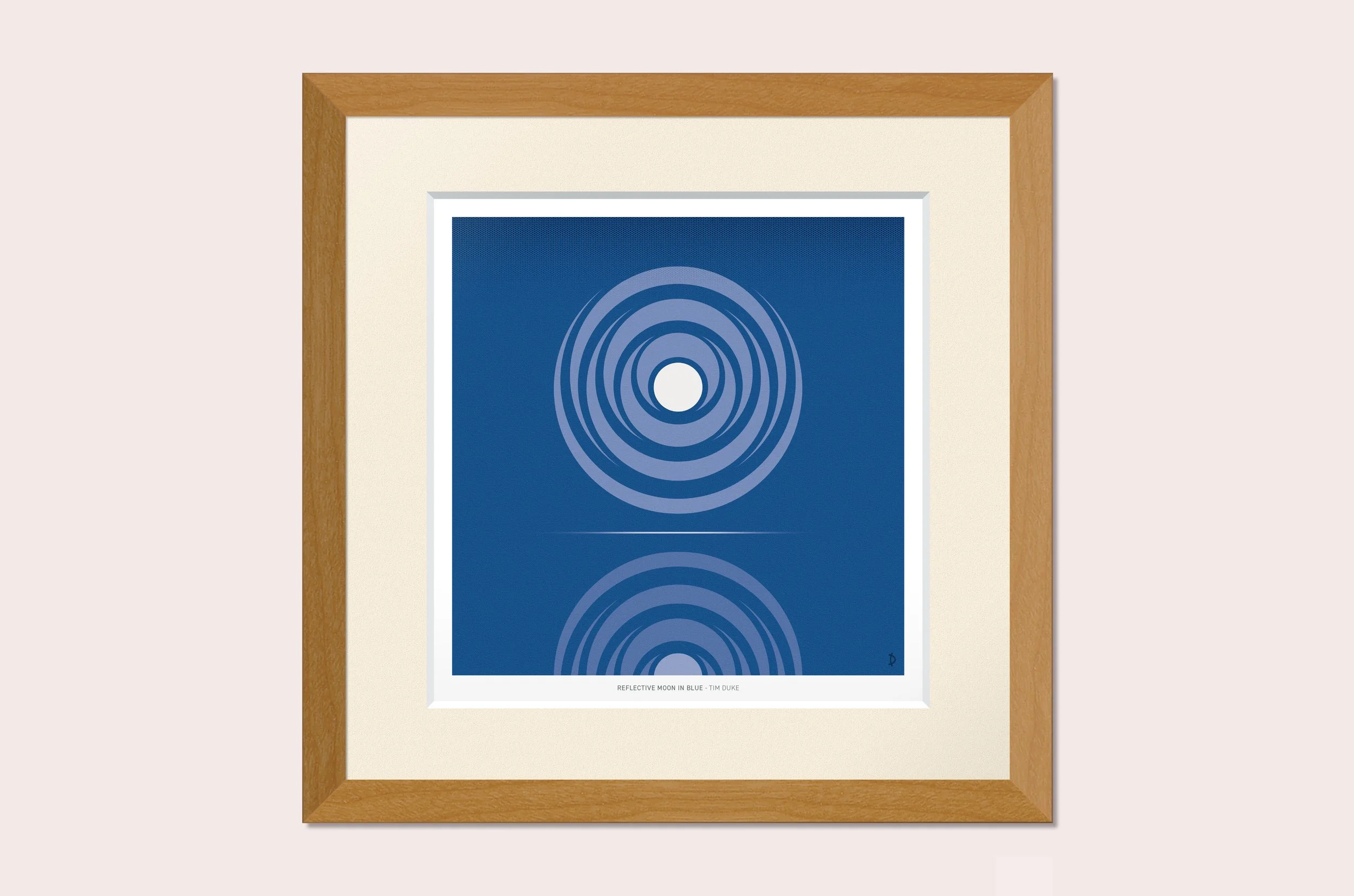 TDFP126 - REFLECTIVE MOON IN LIGHT BLUE