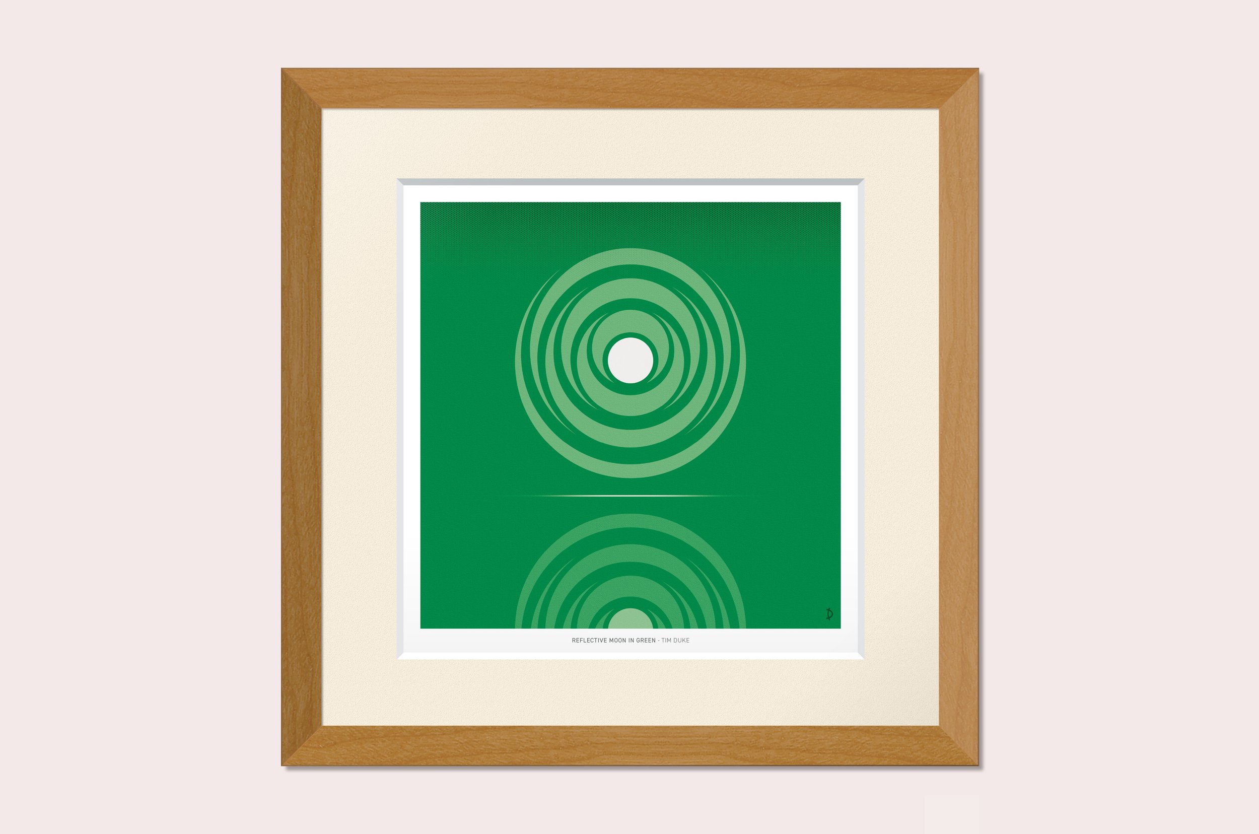 TDFP127 - REFLECTIVE MOON IN GREEN