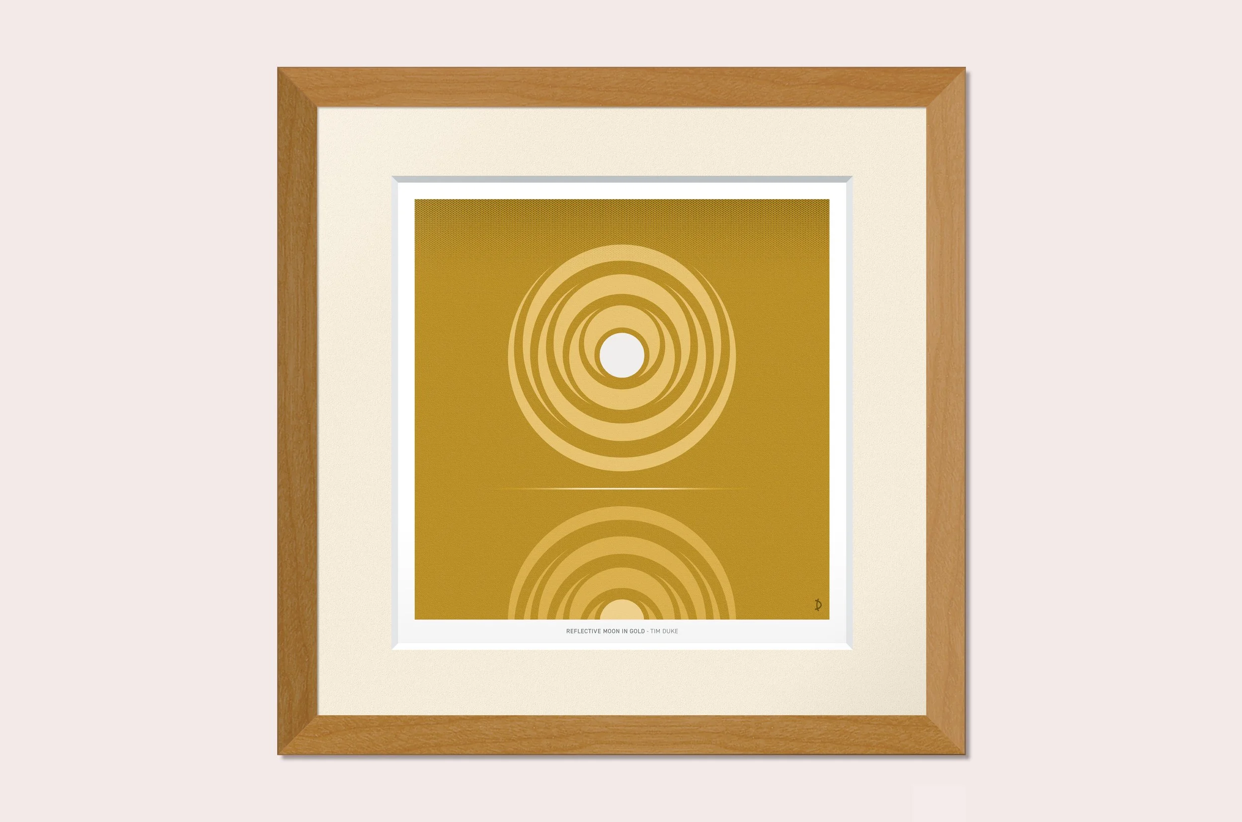 TDFP133 - REFLECTIVE MOON IN GOLD