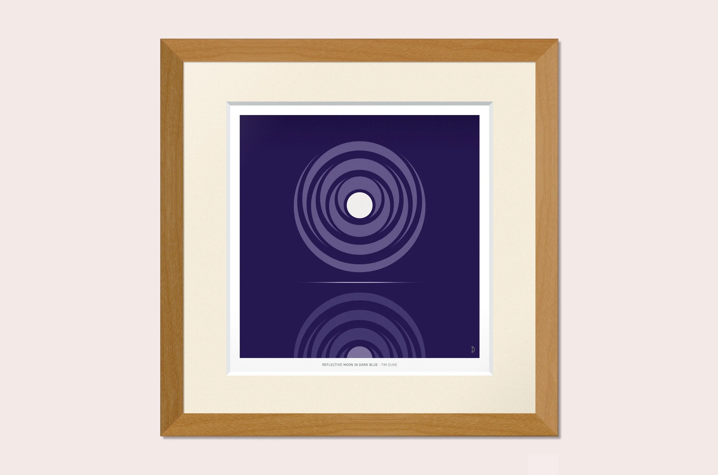TDFP134 - REFLECTIVE MOON IN DARK BLUE
