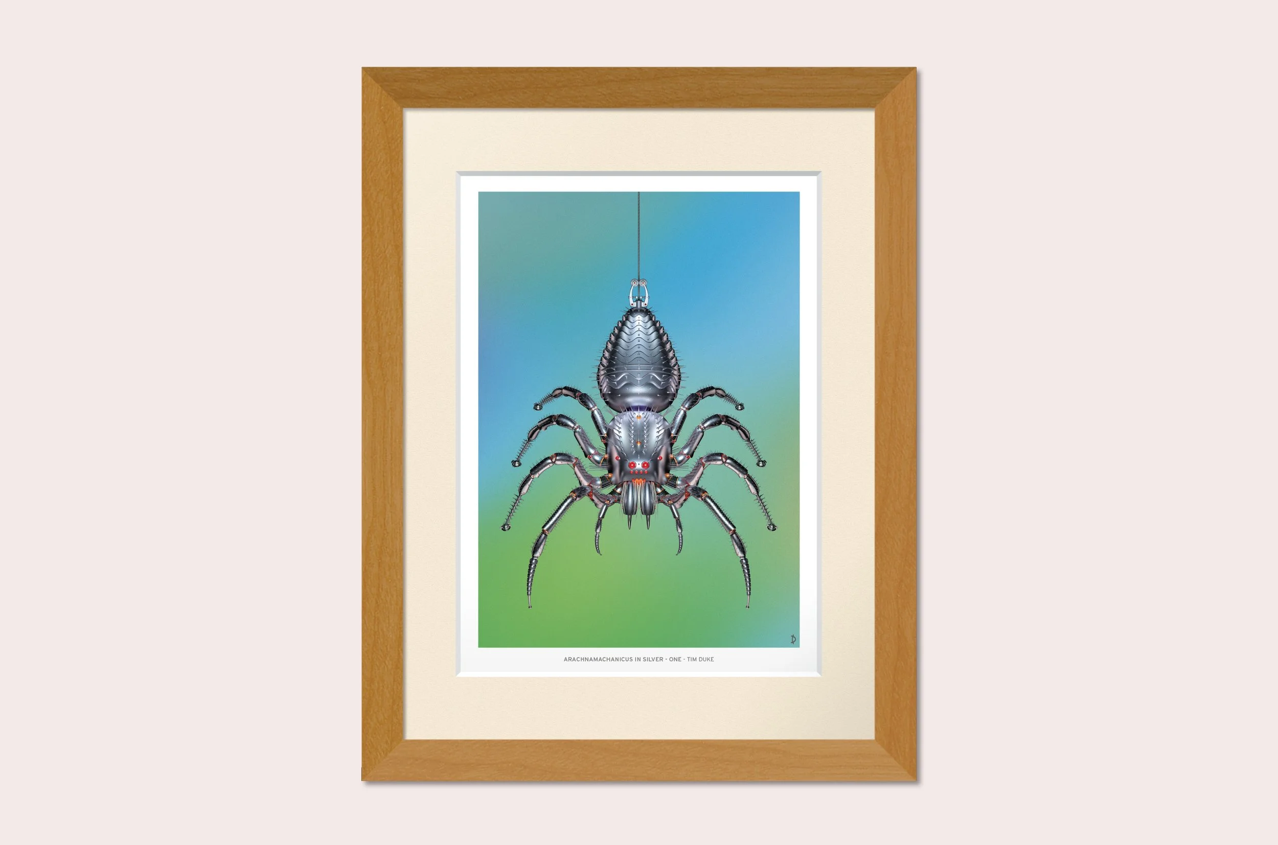 TDFP166 - SPIDER IN SILVER - ONE