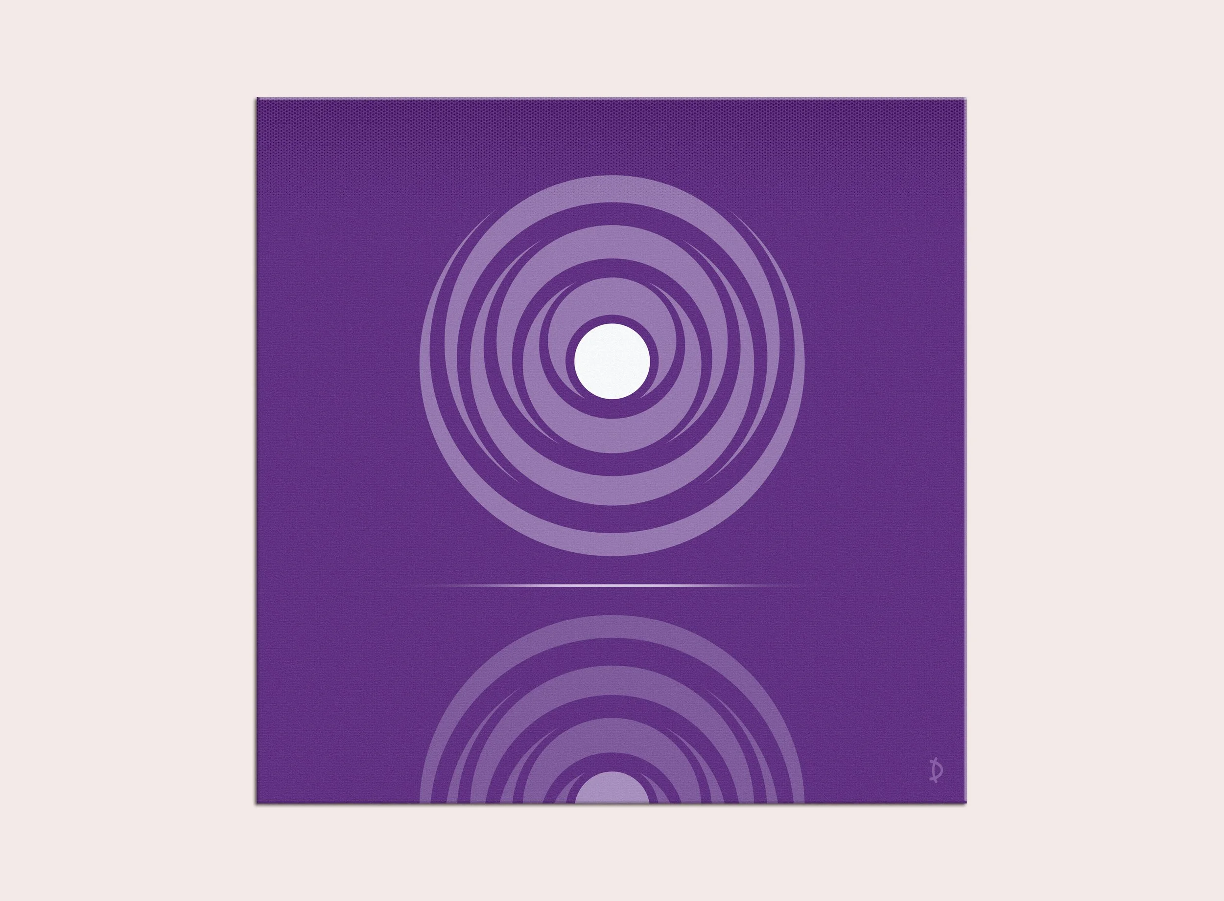 TD132 - REFLECTIVE MOON - PURPLE