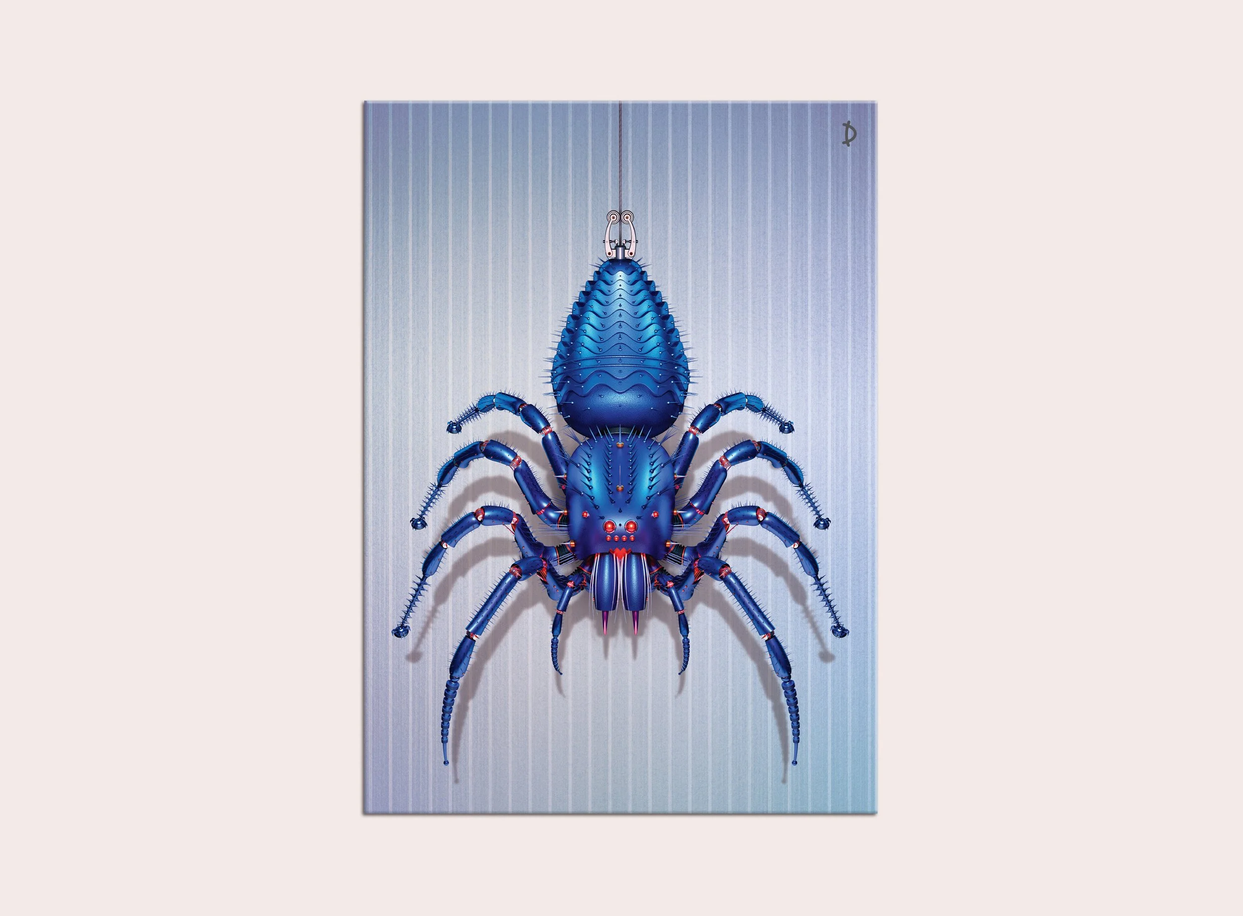 TD170 - ARACHNAMACHANICUS IN BLUE - TWO