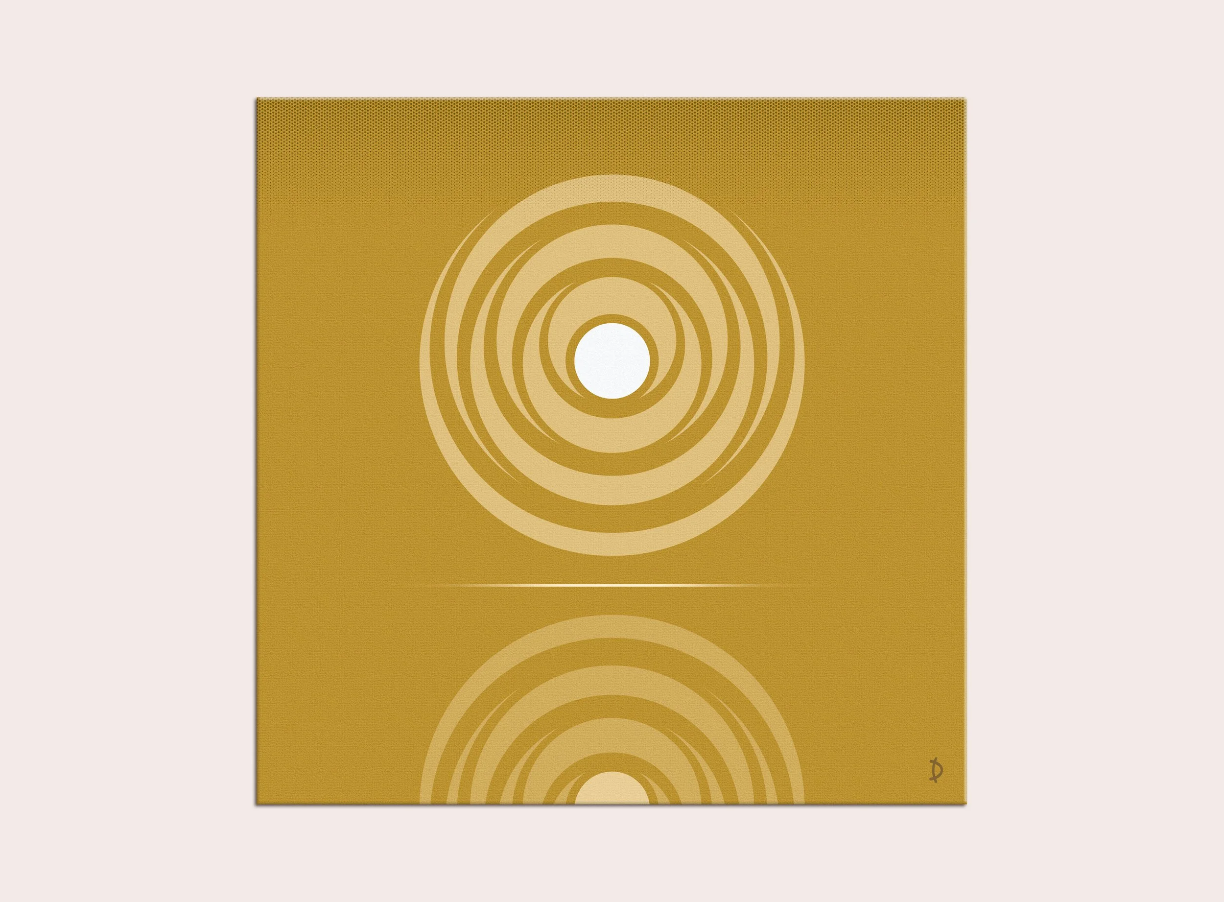 TD133 - REFLECTIVE MOON - GOLD