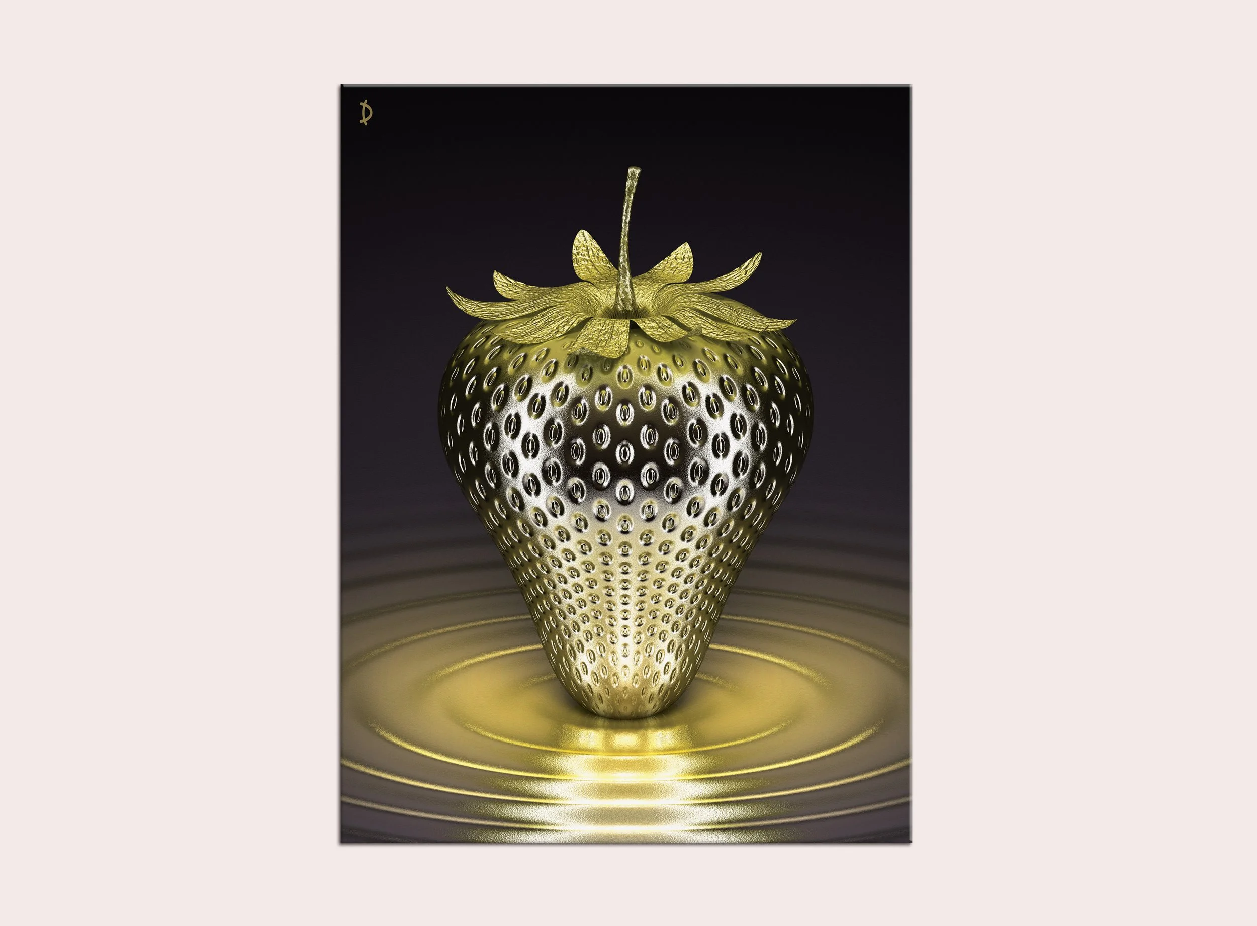 TD083- DARK STEELBERRY - GOLD