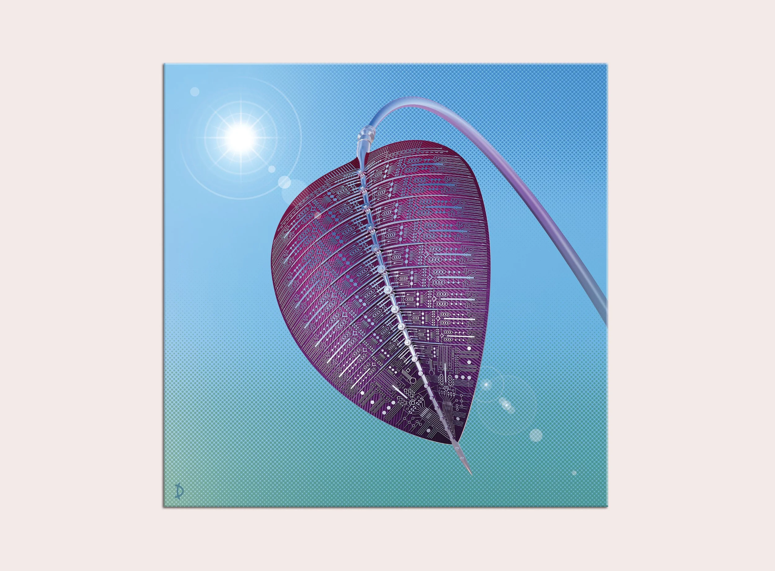 TD186- POWER PLANT IN PURPLE & SILVER