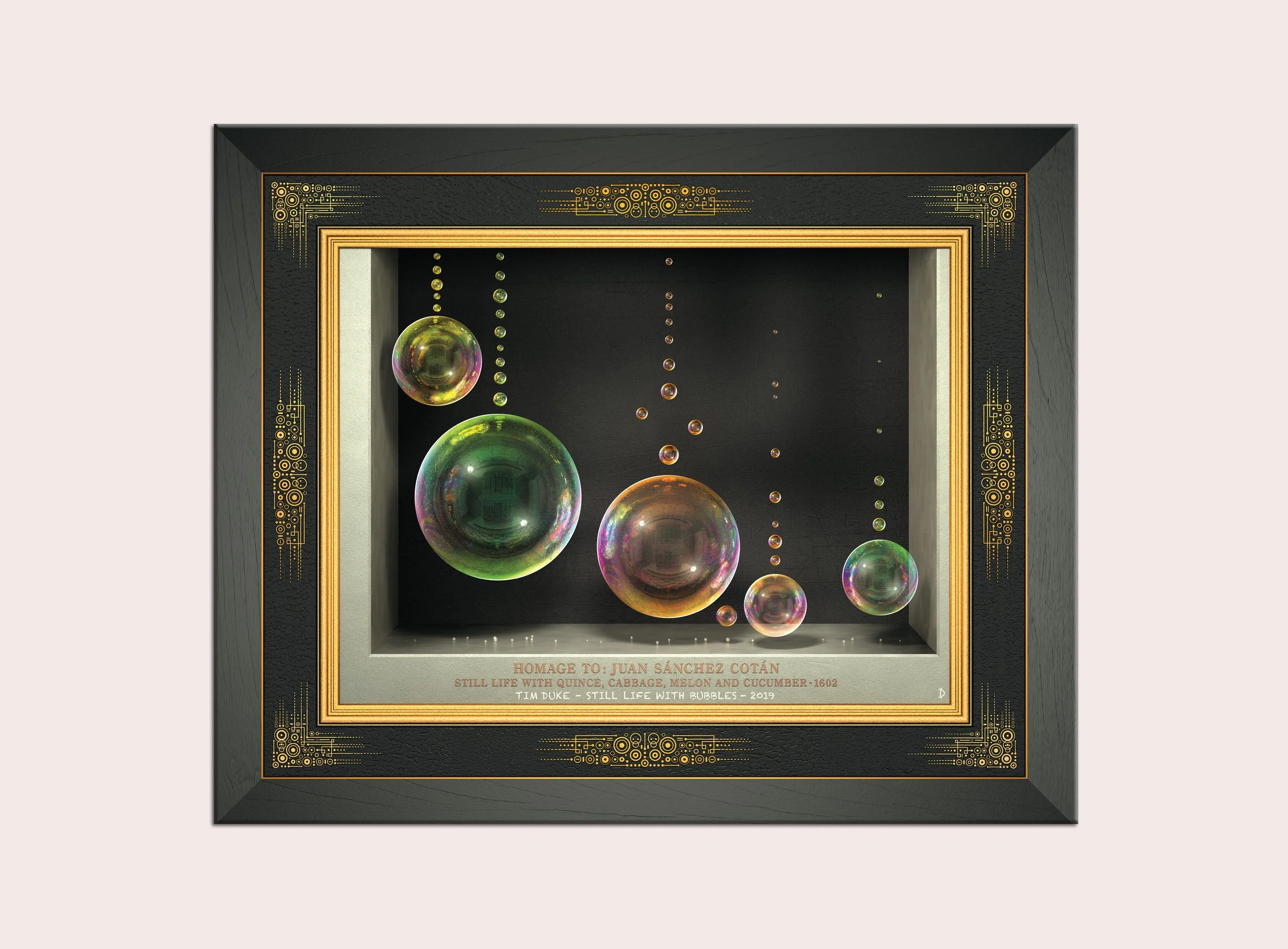 TD011 - STILL LIFE WITH BUBBLES 2019